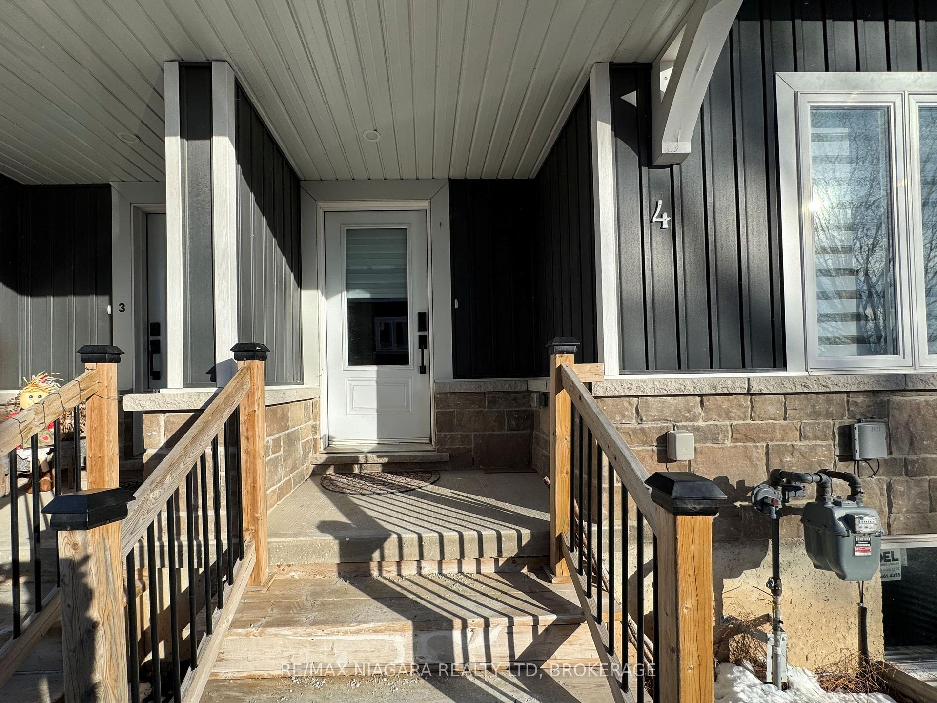 Front of Unit 4 Upper, 8196 McLeod Road