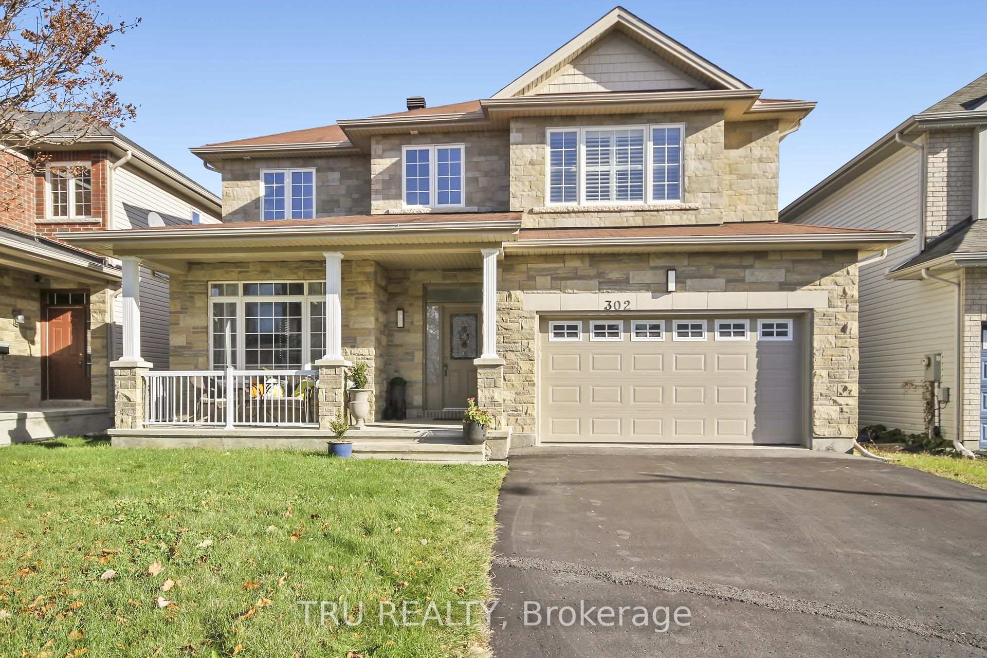 Front of 302 Saddleridge Drive