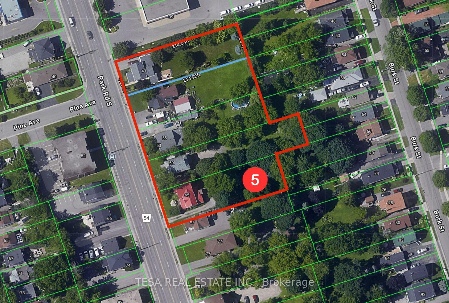 Front of 65 Park Road S