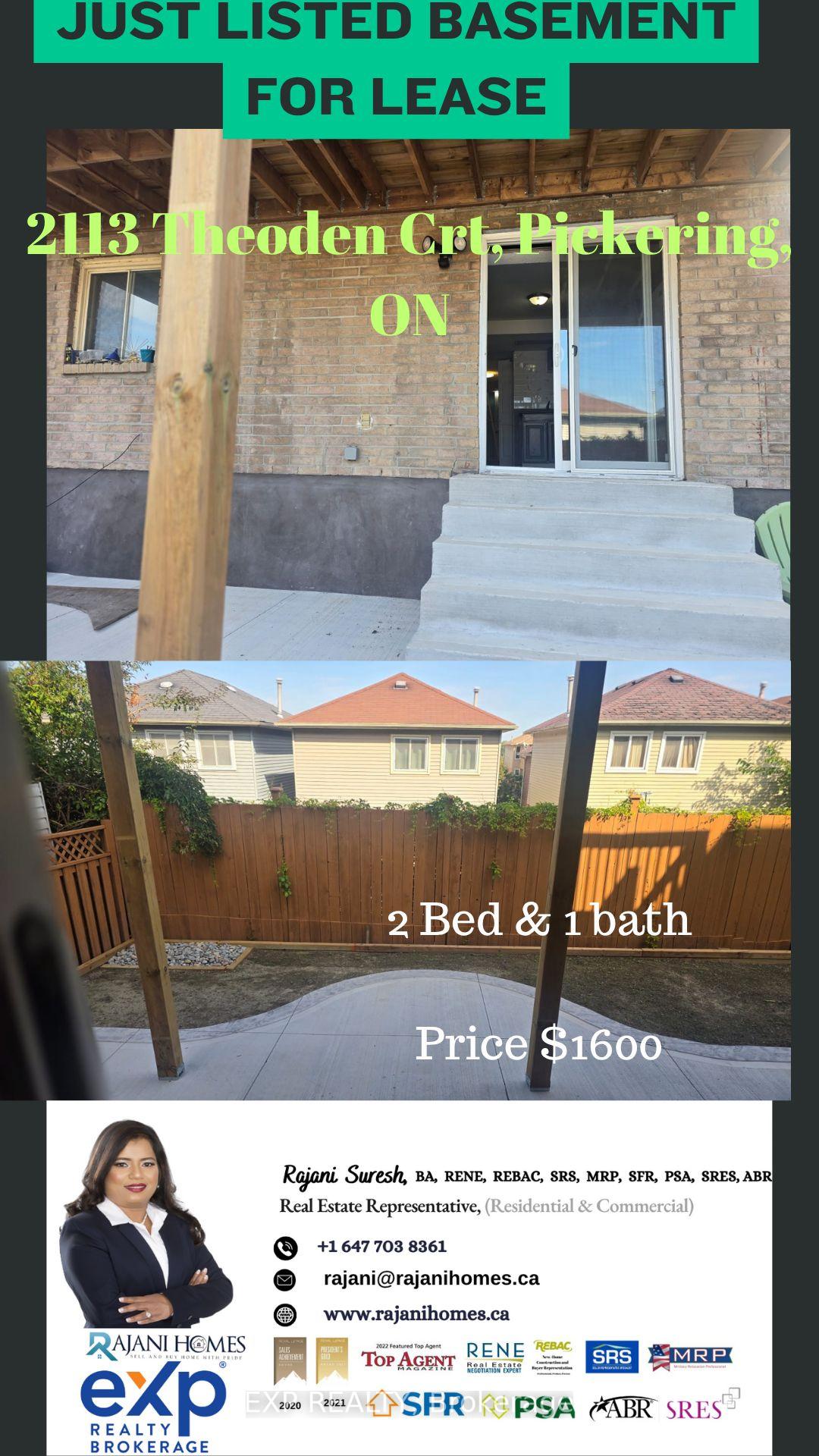 Photo 2 of 2113 Theoden Court, Pickering, Brock Ridge — HOMEH