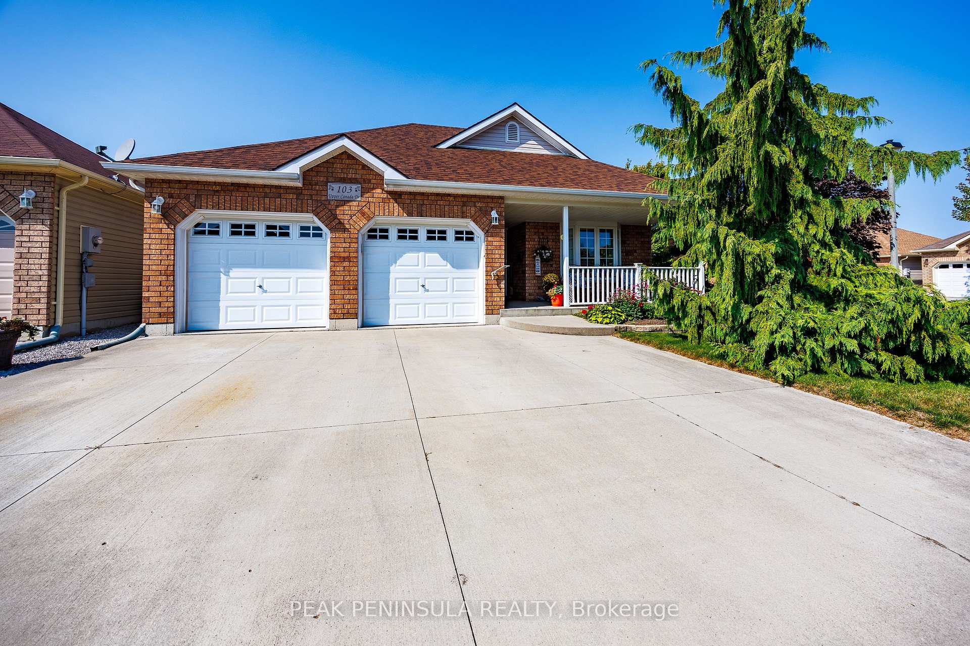 Front of 103 Upper Canada Drive