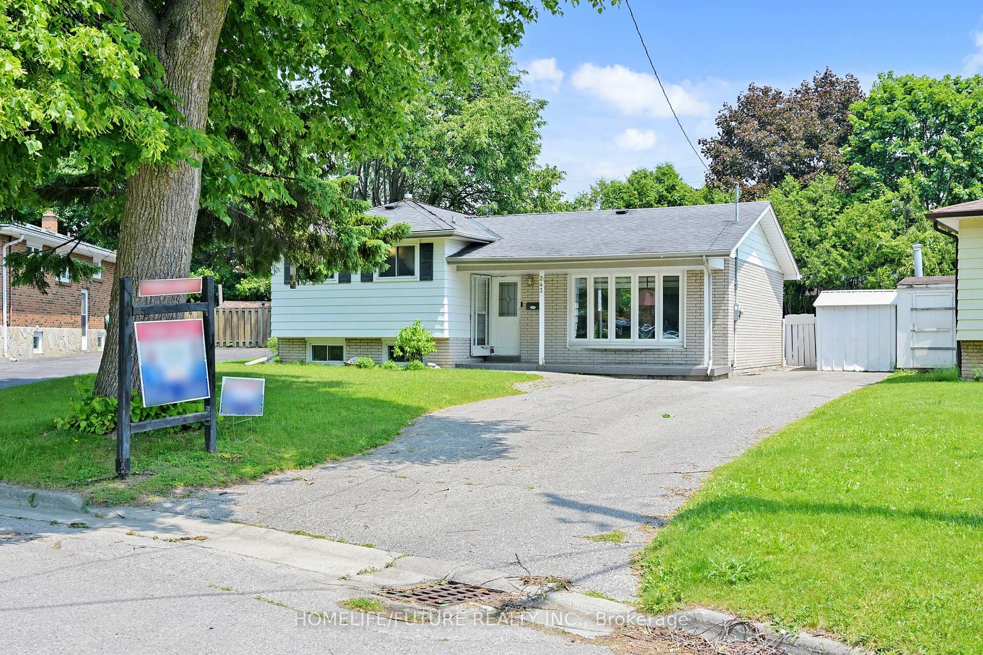 Front of 243 Acadia Drive