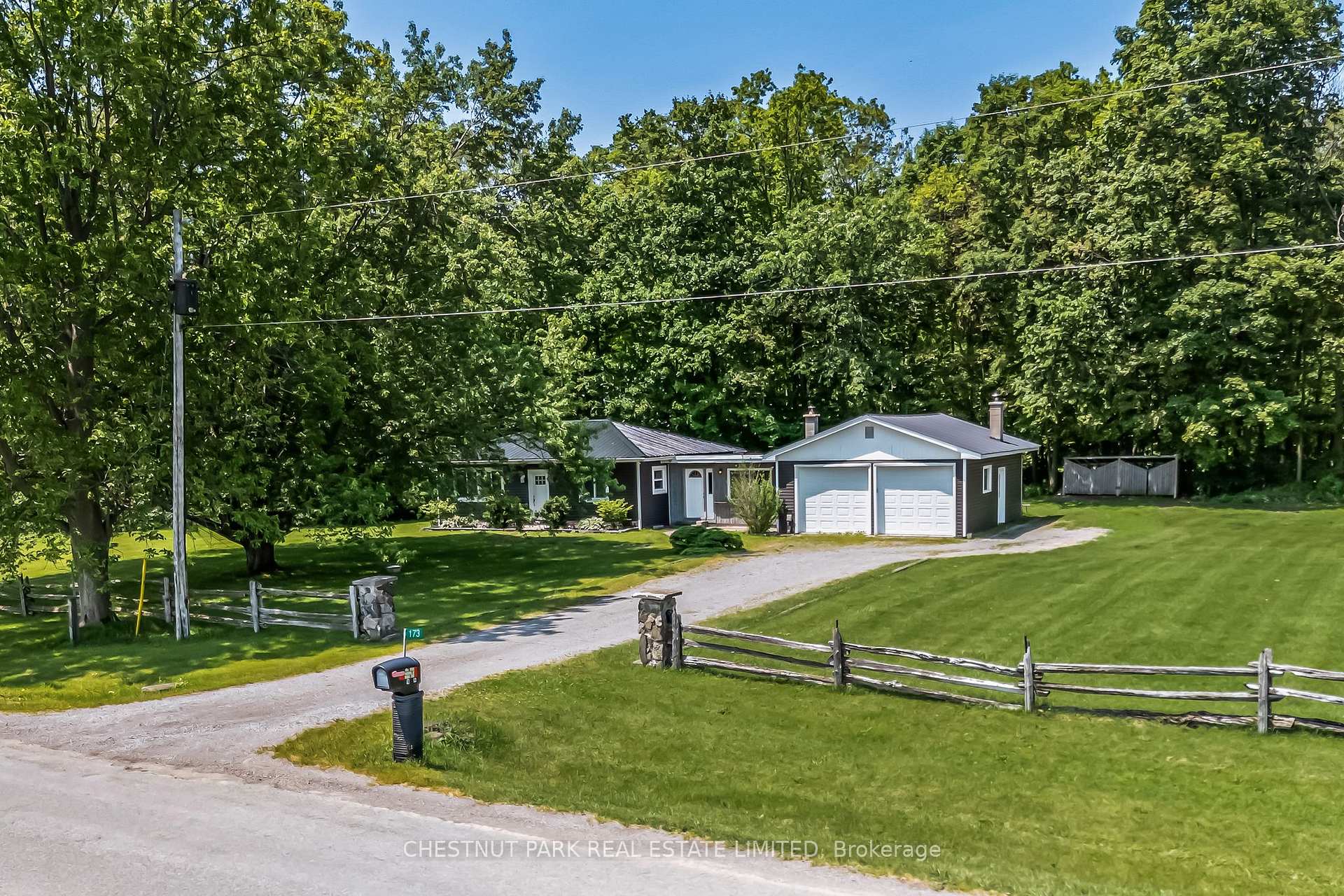 Front of 173 Fry Road