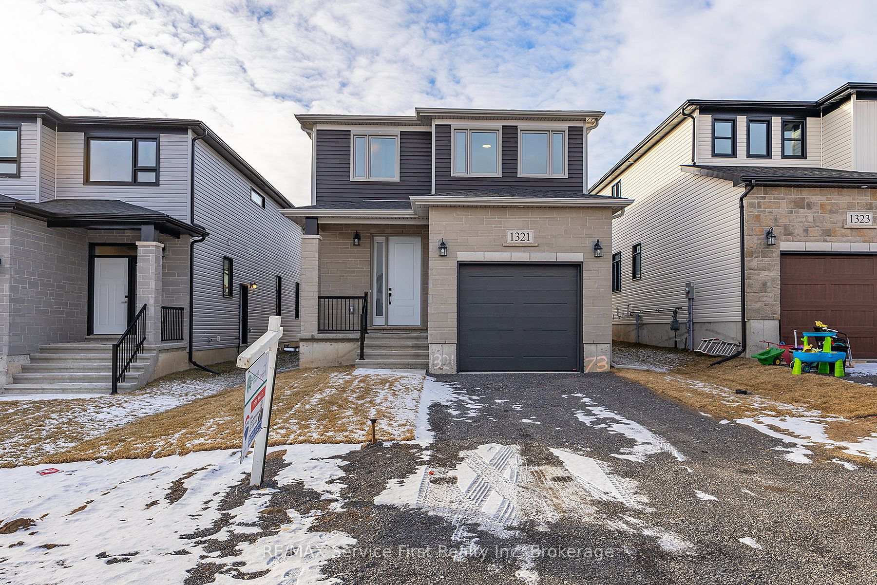 Front of Unit Lot E73, 1321 Turnbull Way