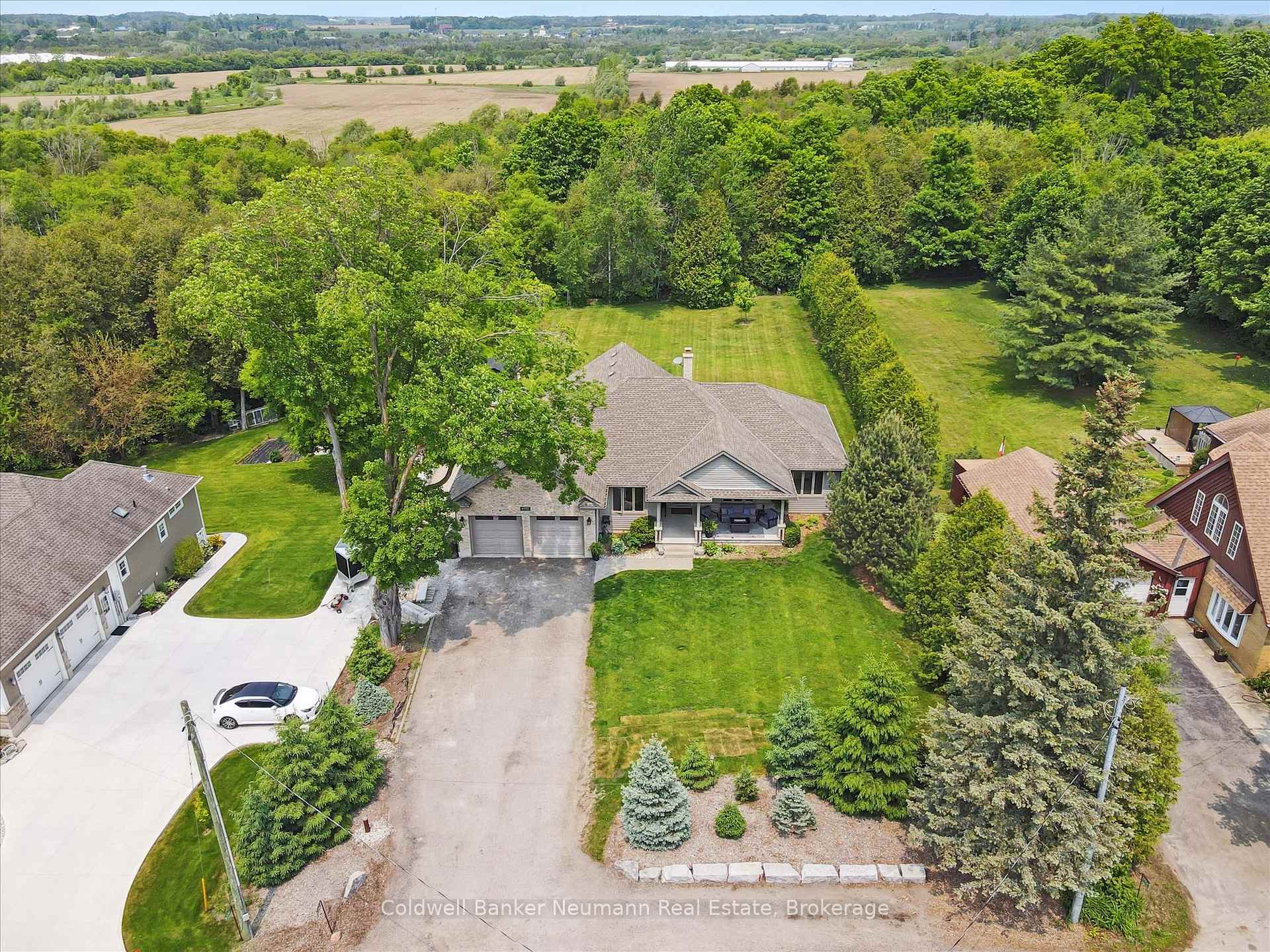 Front of 6592 Forestell Road