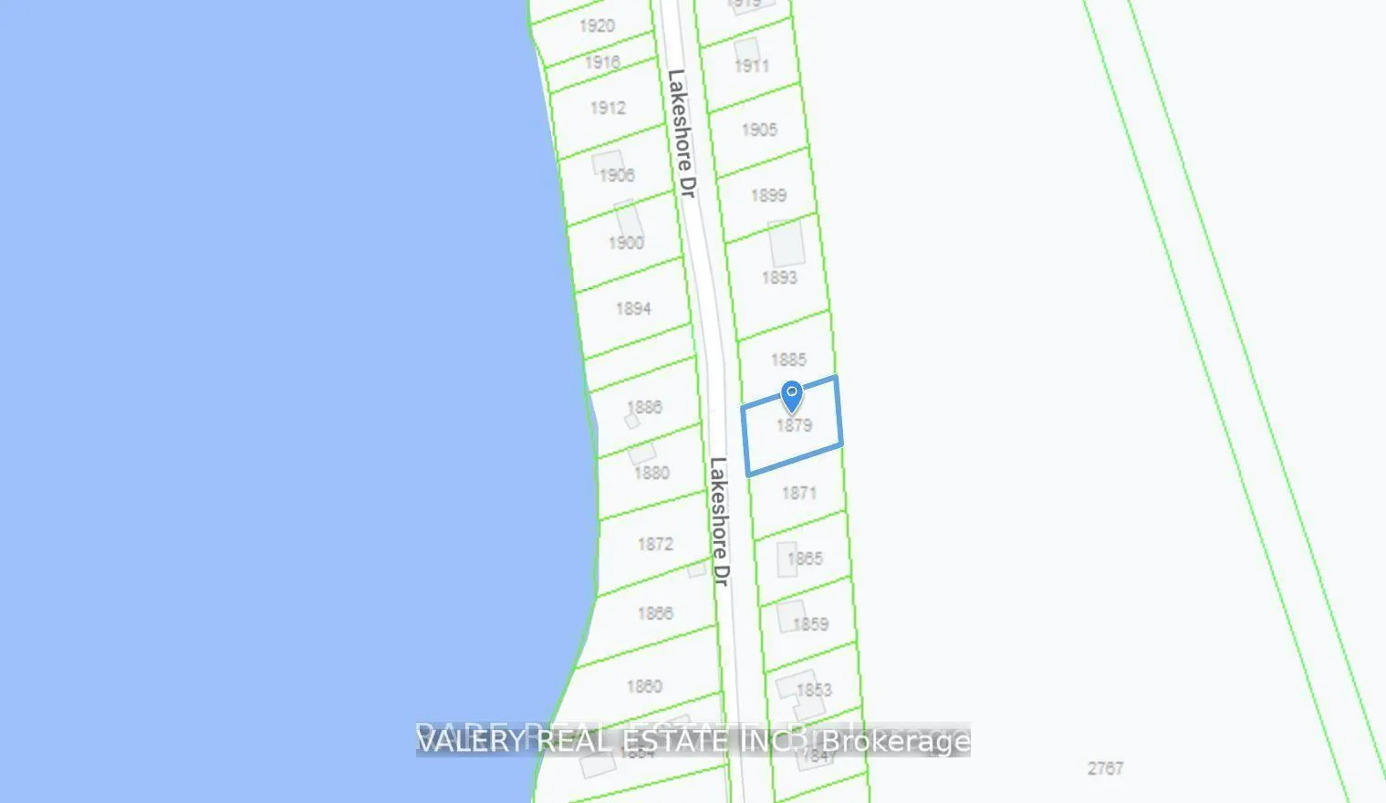 Front of 1879 Lakeshore Drive