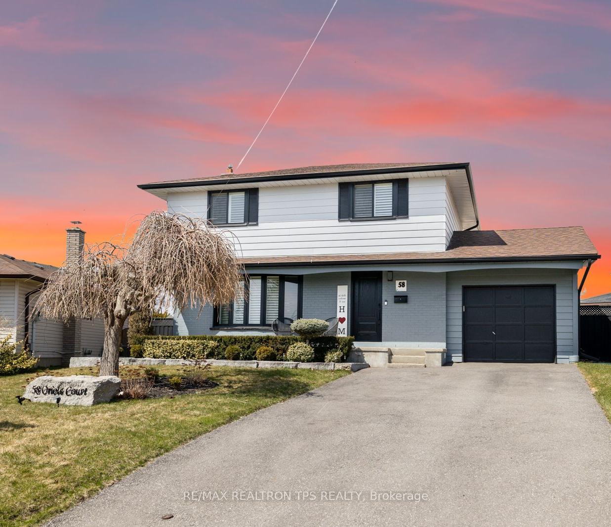 Front of 58 Oriole Court