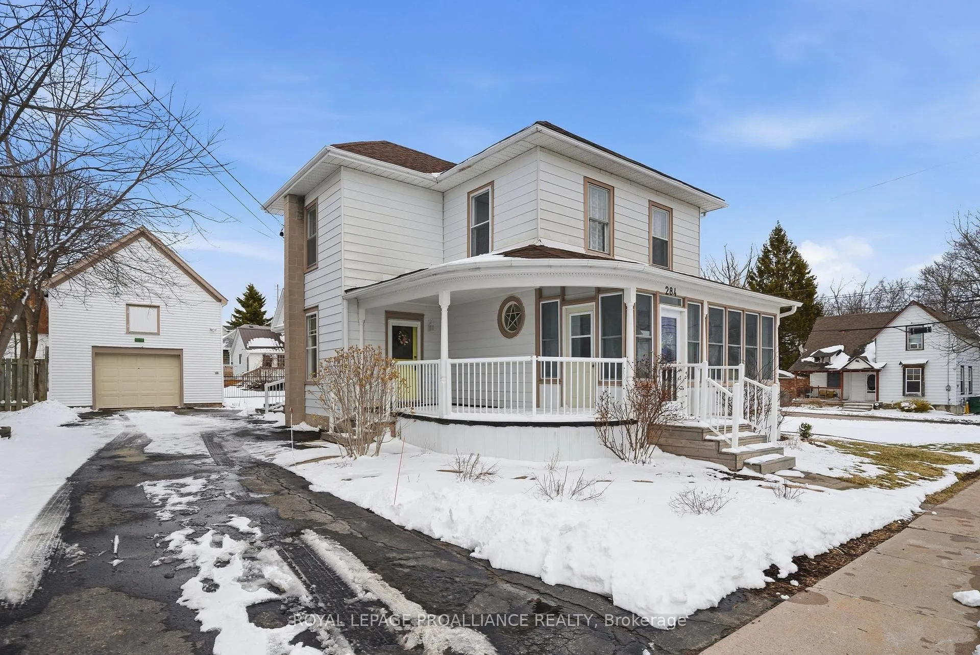 Front of 284 Noxon Avenue