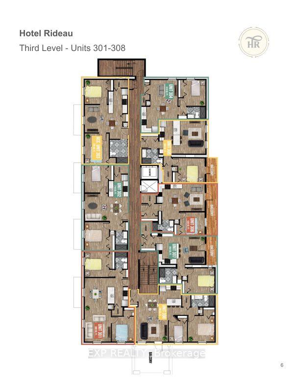 Front of Unit 301, 20 Beckwith Street N