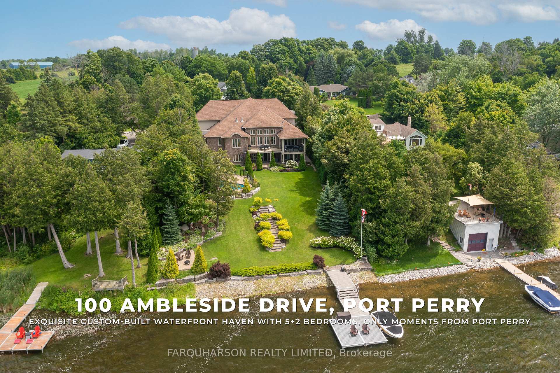Front of 100 Ambleside Drive