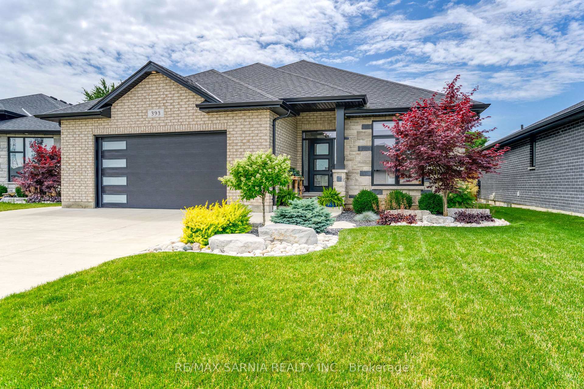Front of 393 Bayhill Drive