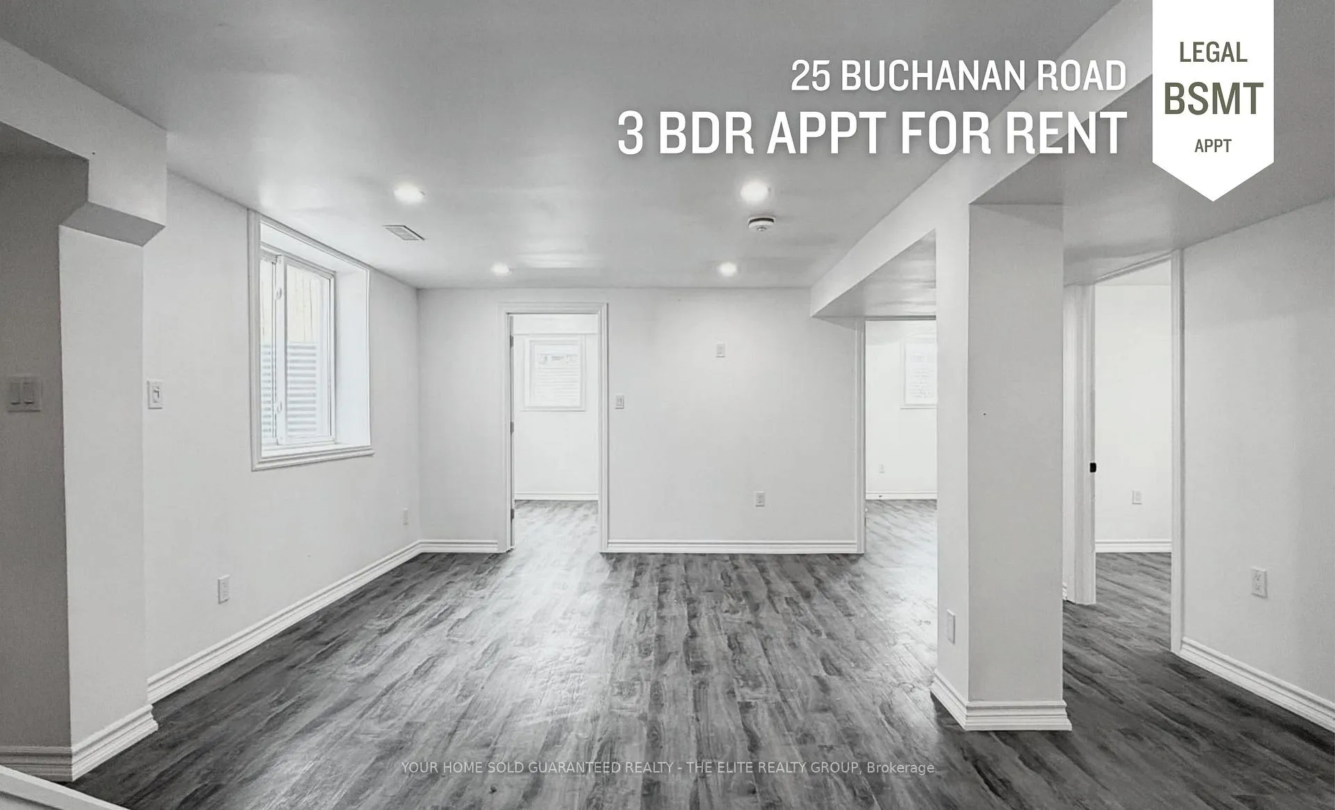 Front of Unit Bsmt, 25 Buchanan Road