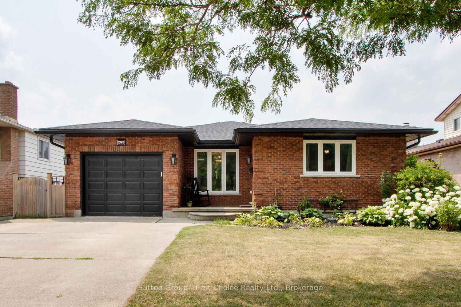 Front of 259 Greenwood Drive