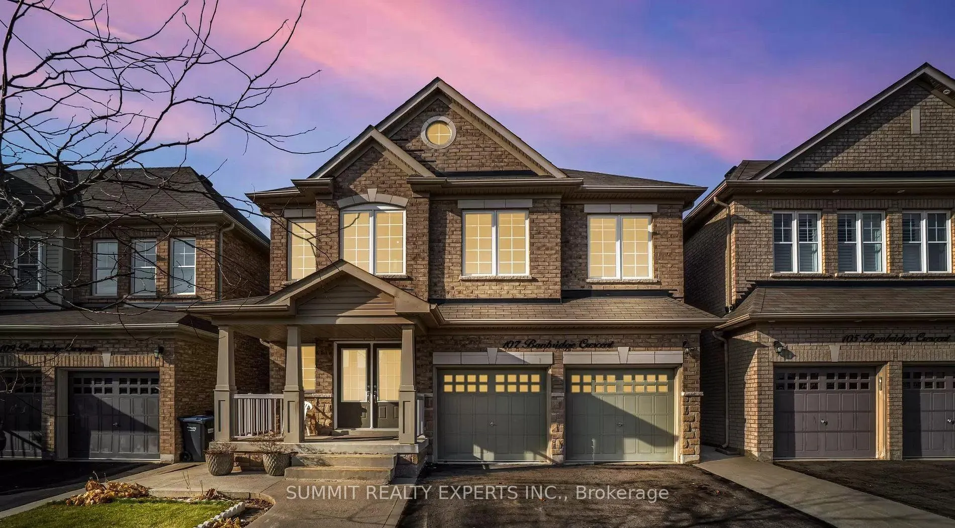 Photo 1 of 107 Banbridge Crescent, Brampton, Credit Valley — HOMEH