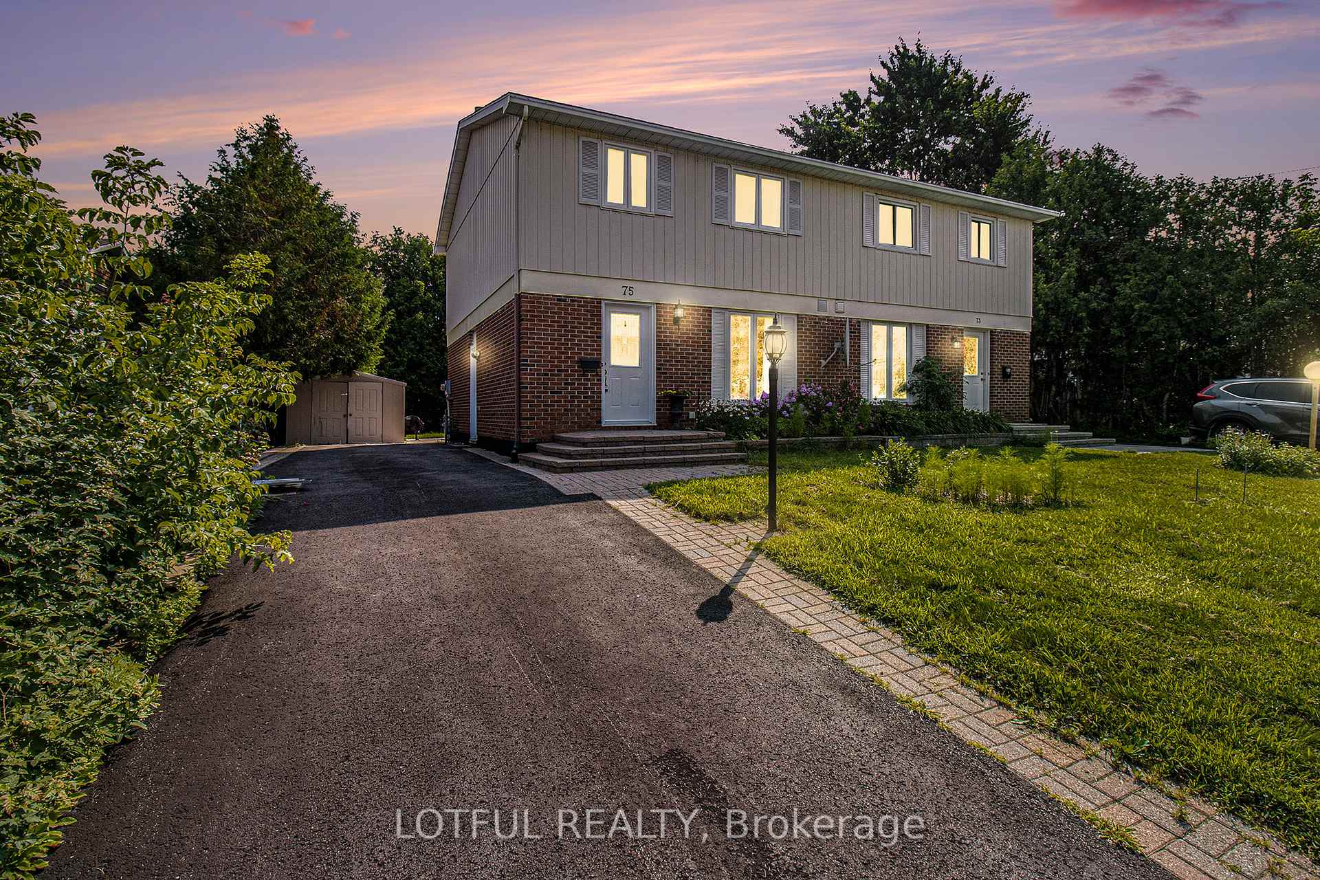 Front of Unit A, 75 Dalehurst Drive