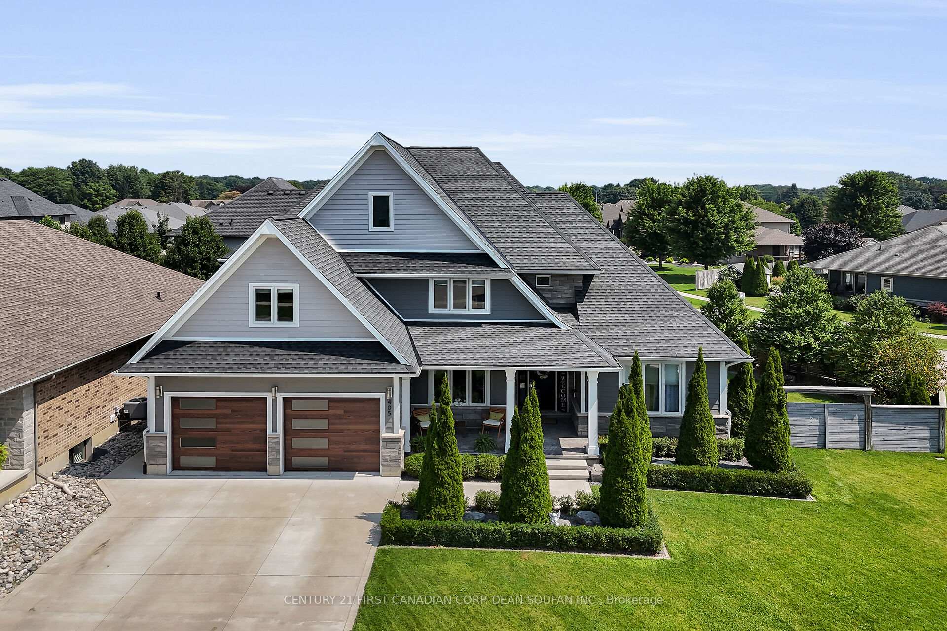 Front of 405 Darcy Drive