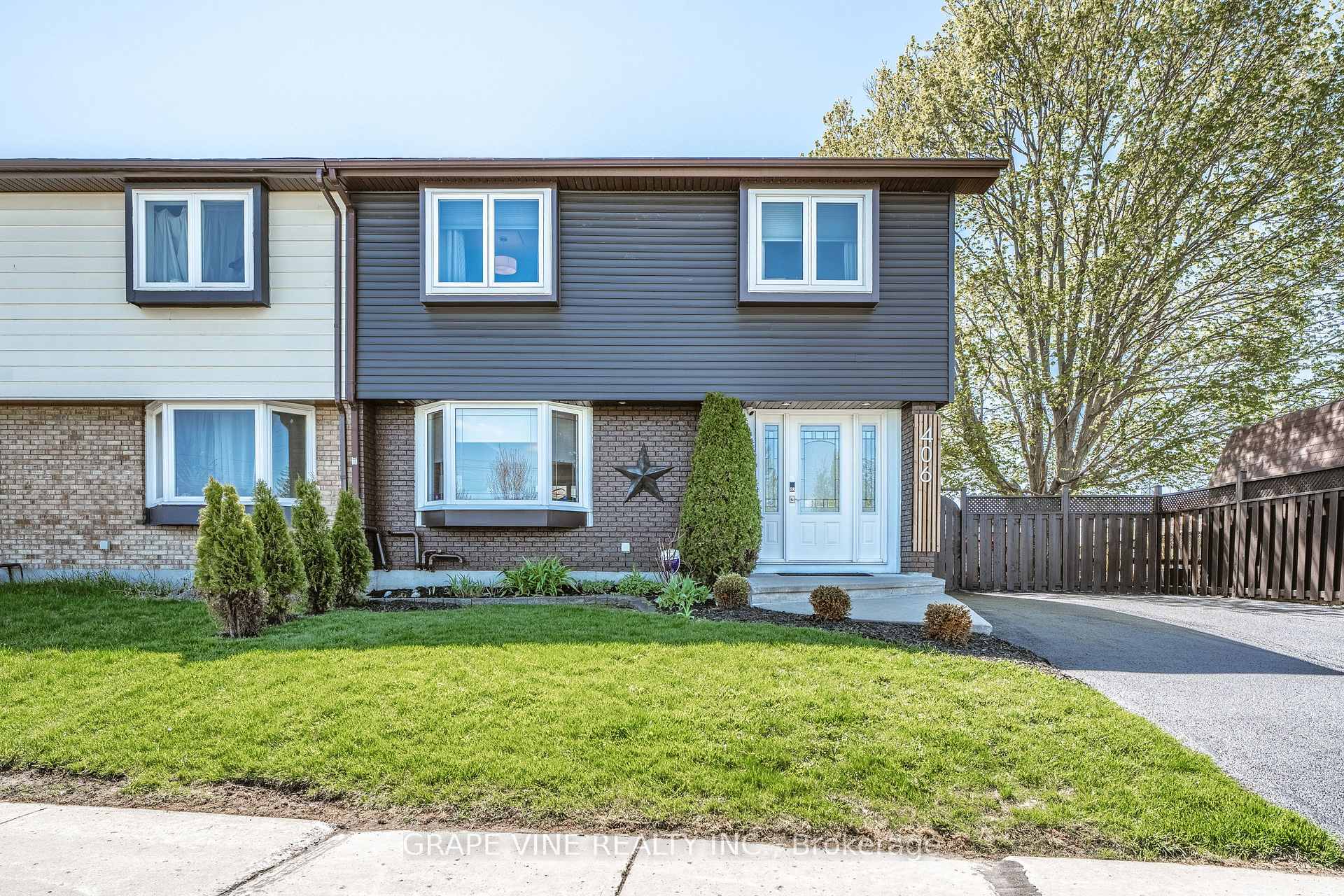 Front of 406 Woodfield Drive
