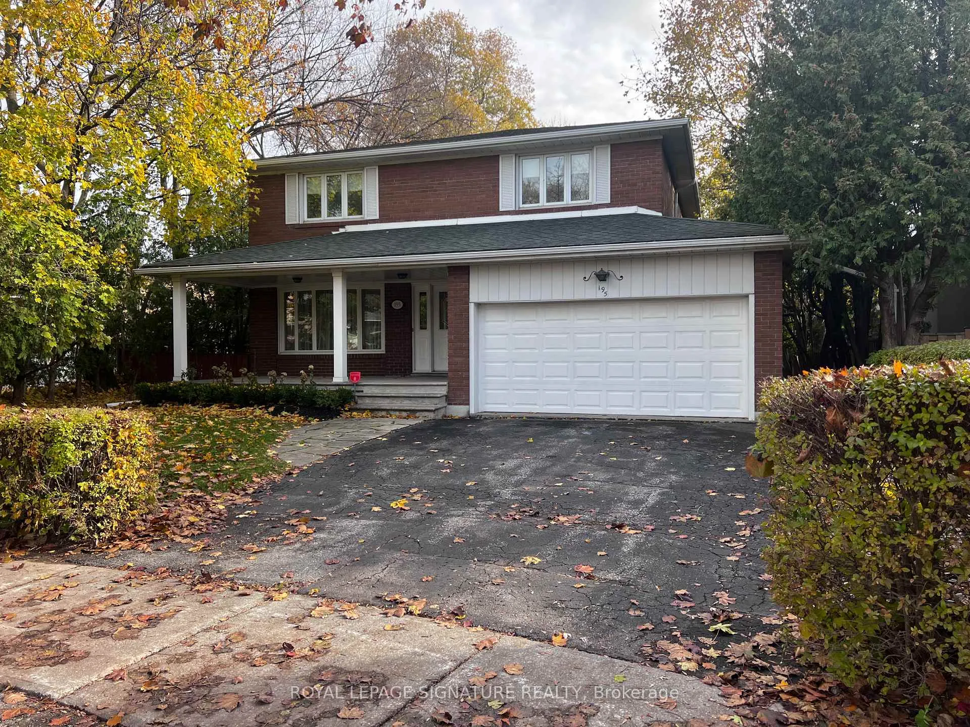 Front of 195 Upper Canada Drive