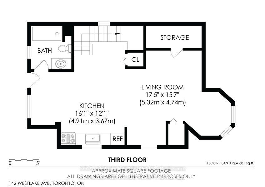Photo 11 of Unit 5, 142 Westlake Avenue, Toronto, Woodbine-Lumsden — HOMEH