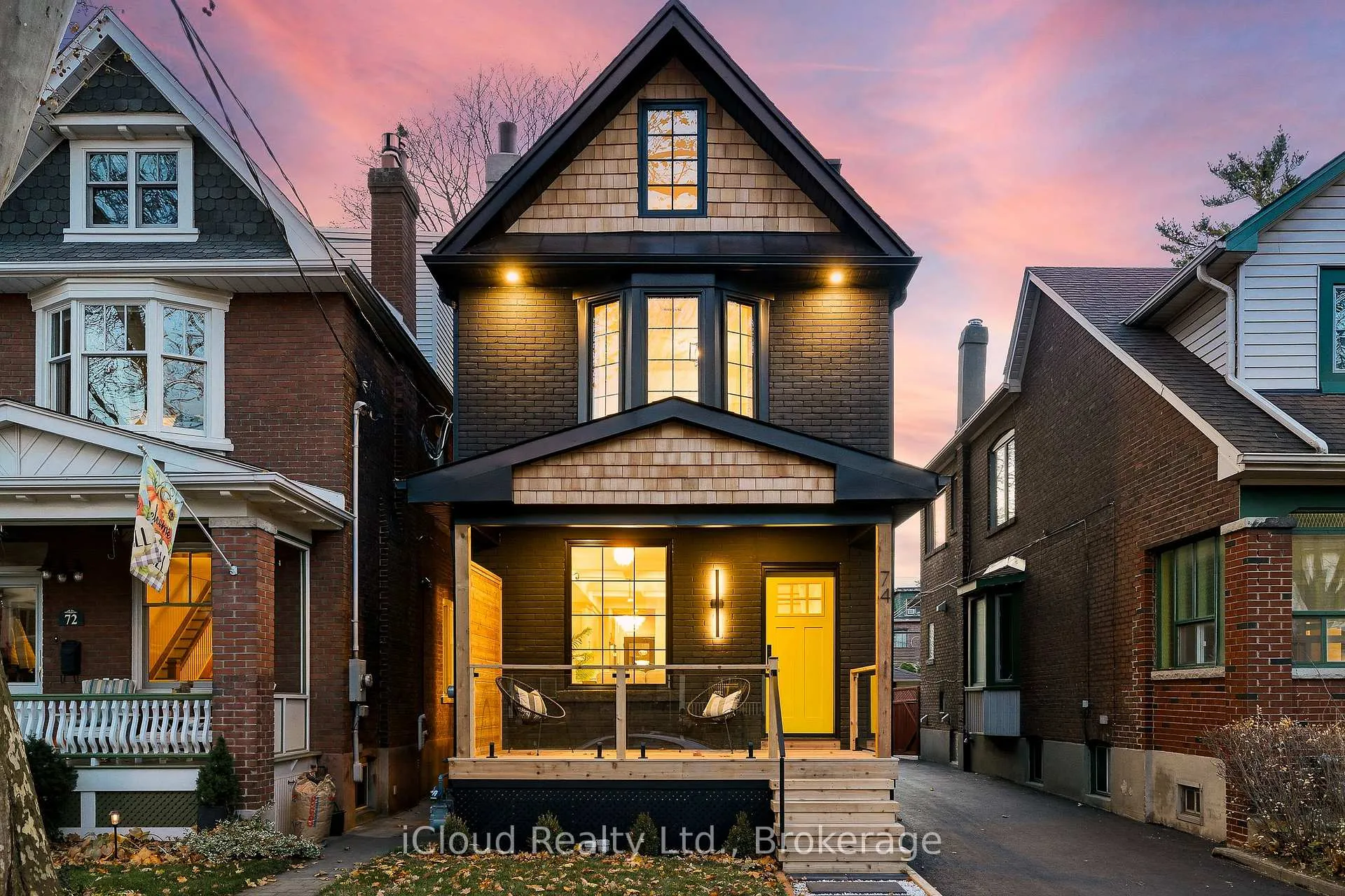 Front of 74 Langford Avenue