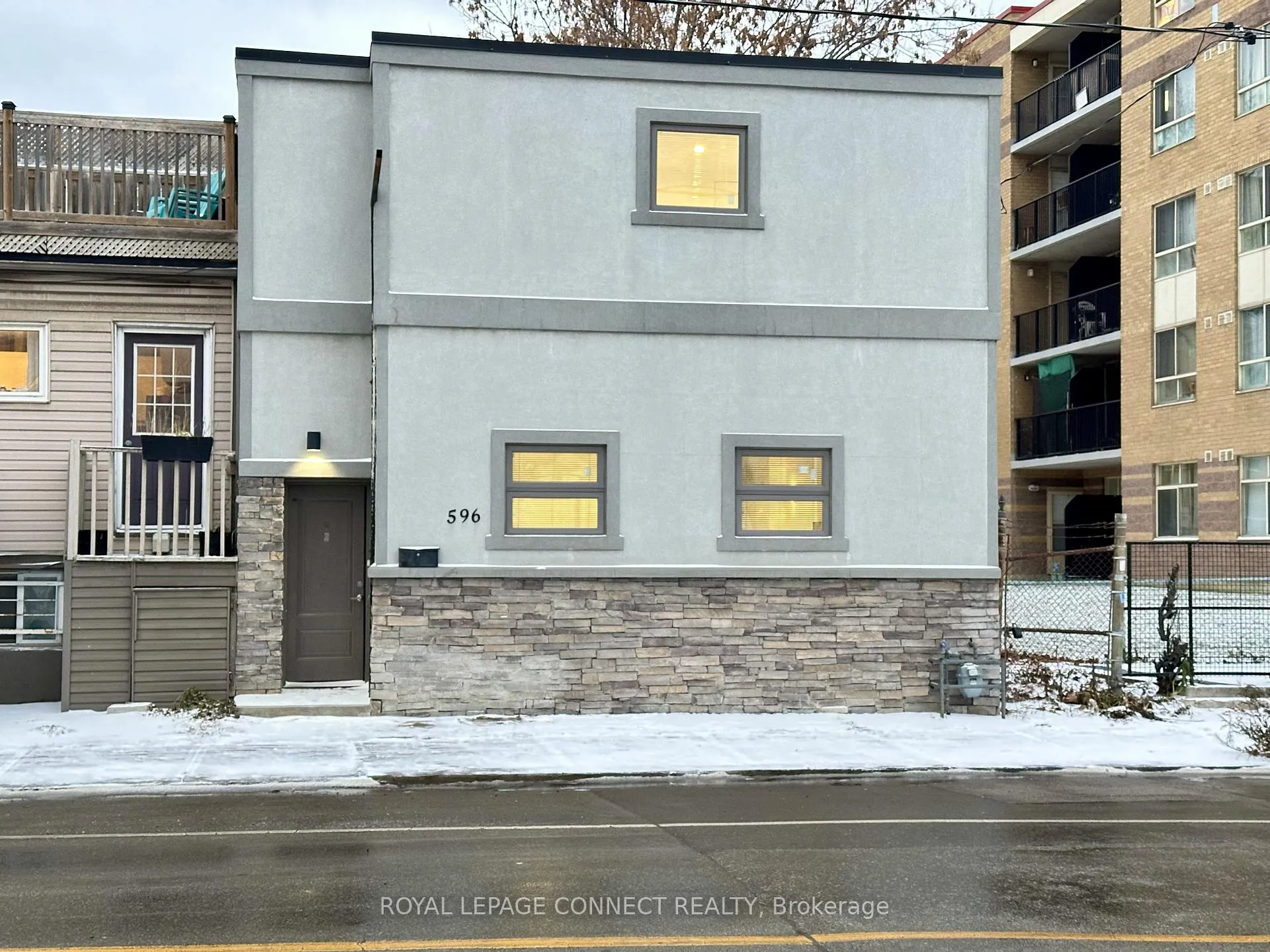 Front of 596 Eastern Avenue