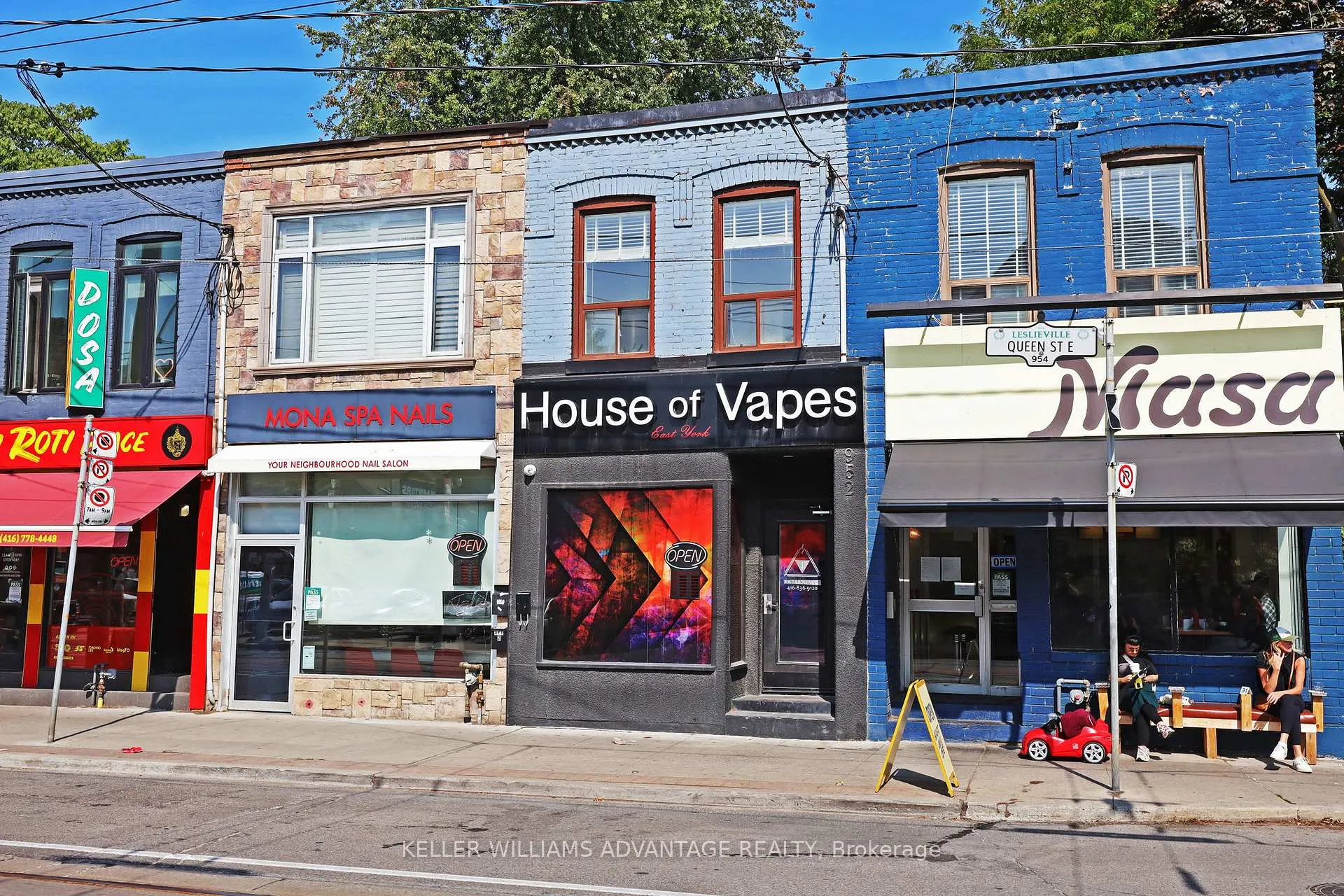 Front of 952 Queen Street E
