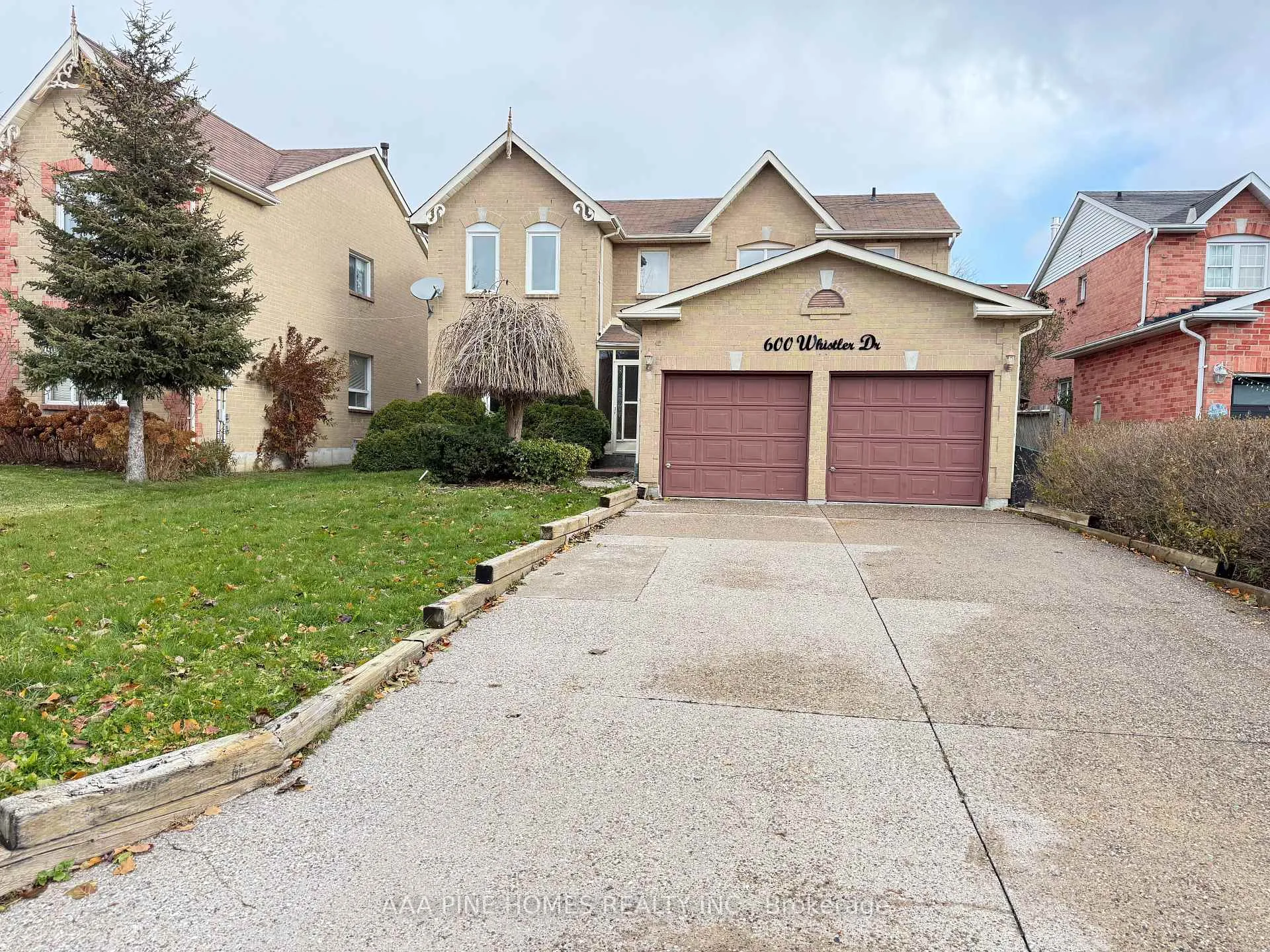 Front of 600 Whistler Drive