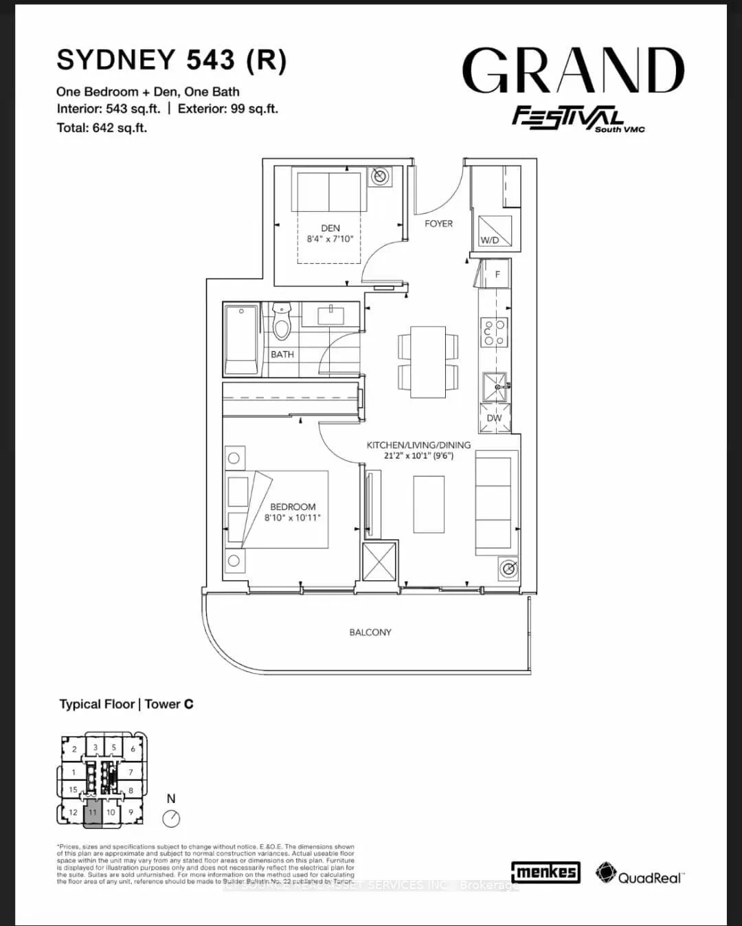 Photo 12 of Unit 2311, 8 Interchange Way, Vaughan, Vaughan Corporate Centre — HOMEH