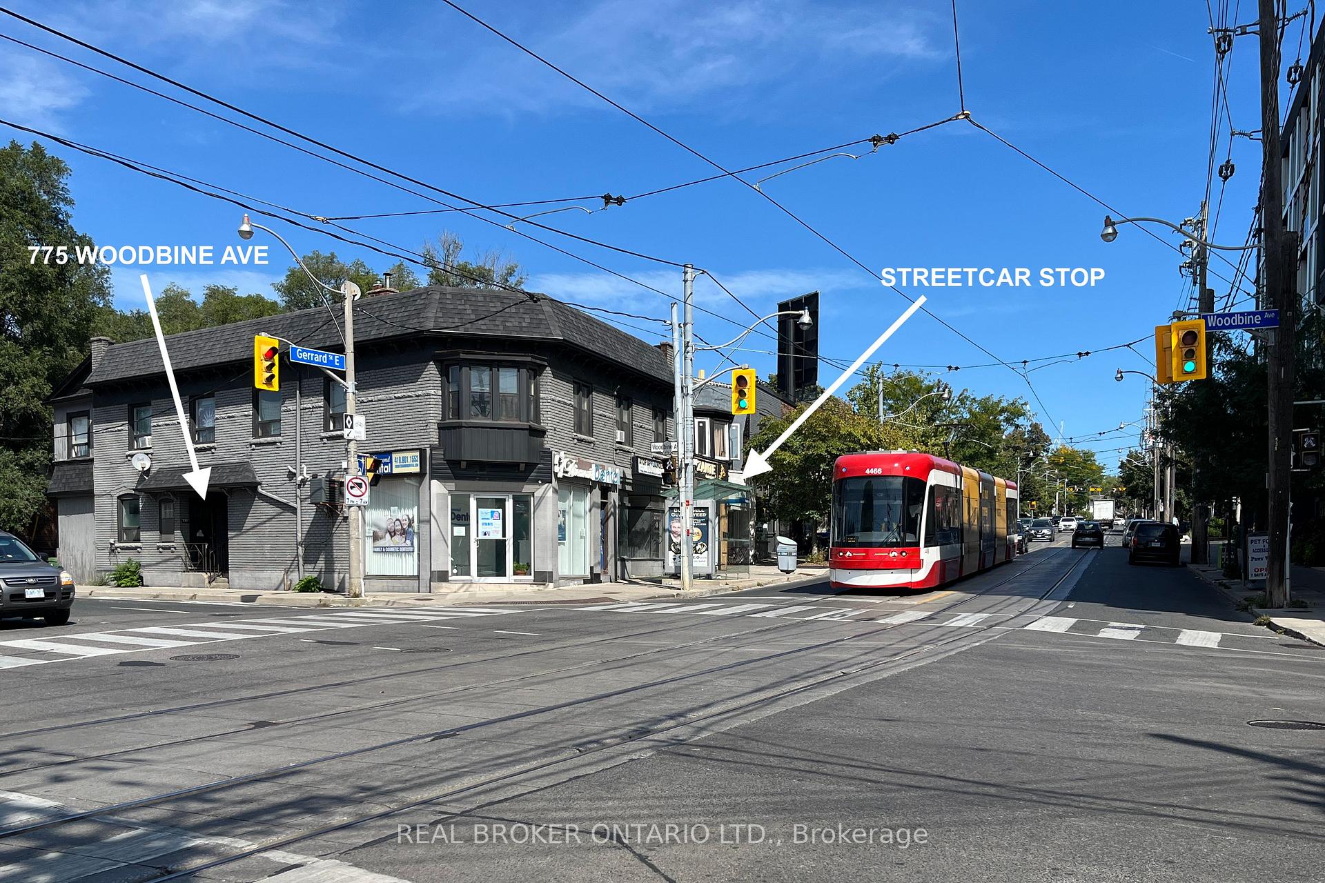 Front of 775 Woodbine Avenue