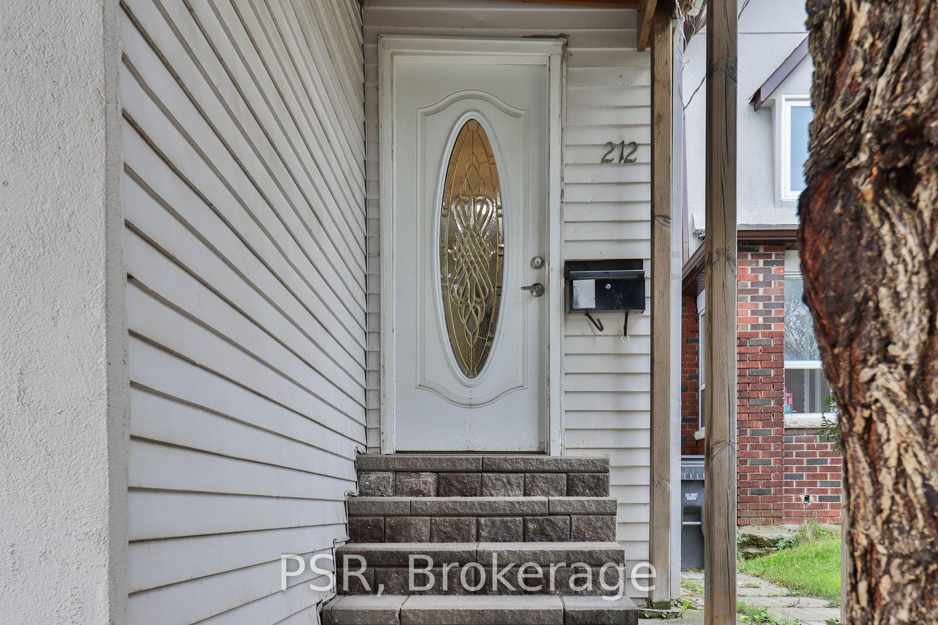 Front of 212 Coxwell Avenue