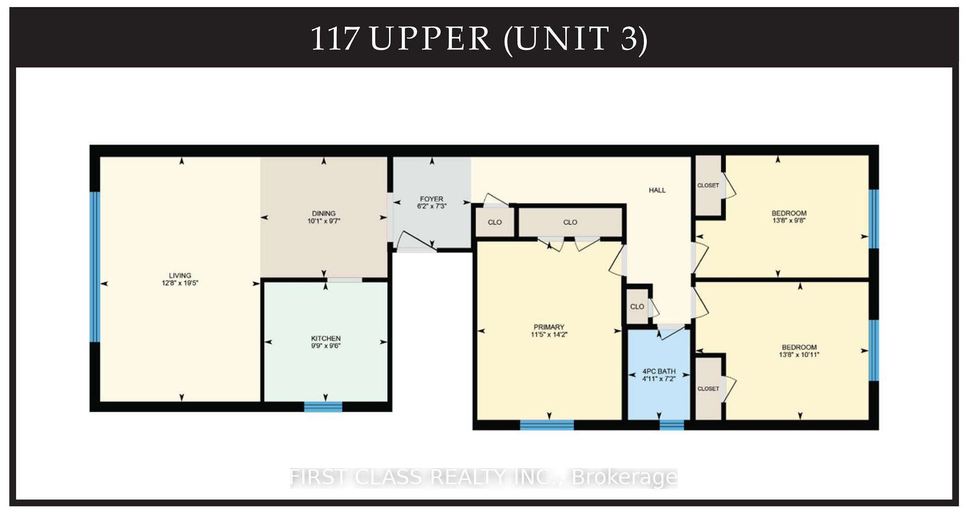 Front of Unit 3, 117 Hillsdale Avenue E