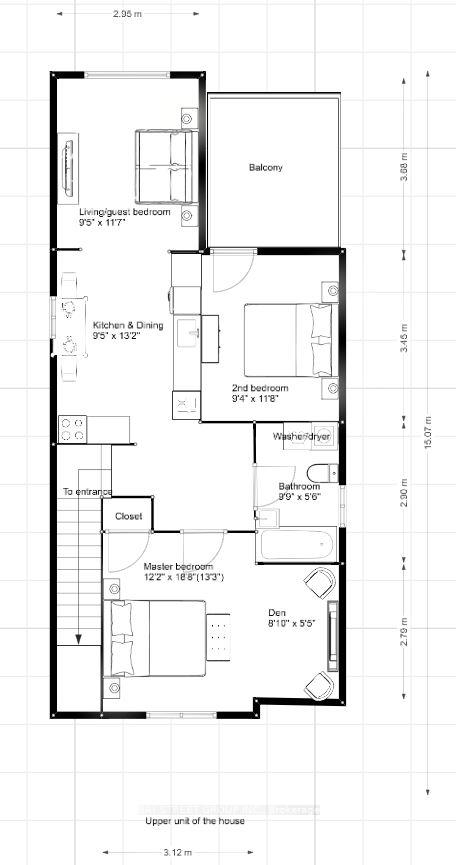 Photo 11 of Unit Upper, 20 Herbert Avenue, Toronto, The Beaches — HOMEH