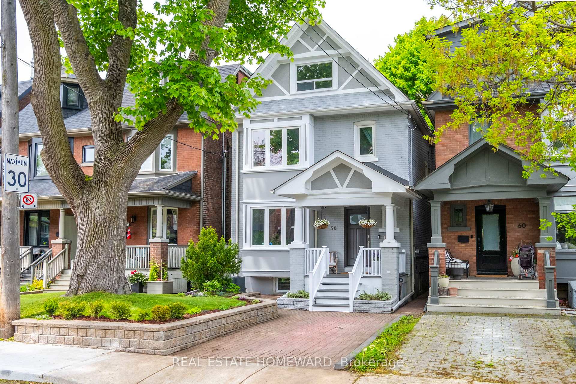 Front of 58 Columbine Avenue