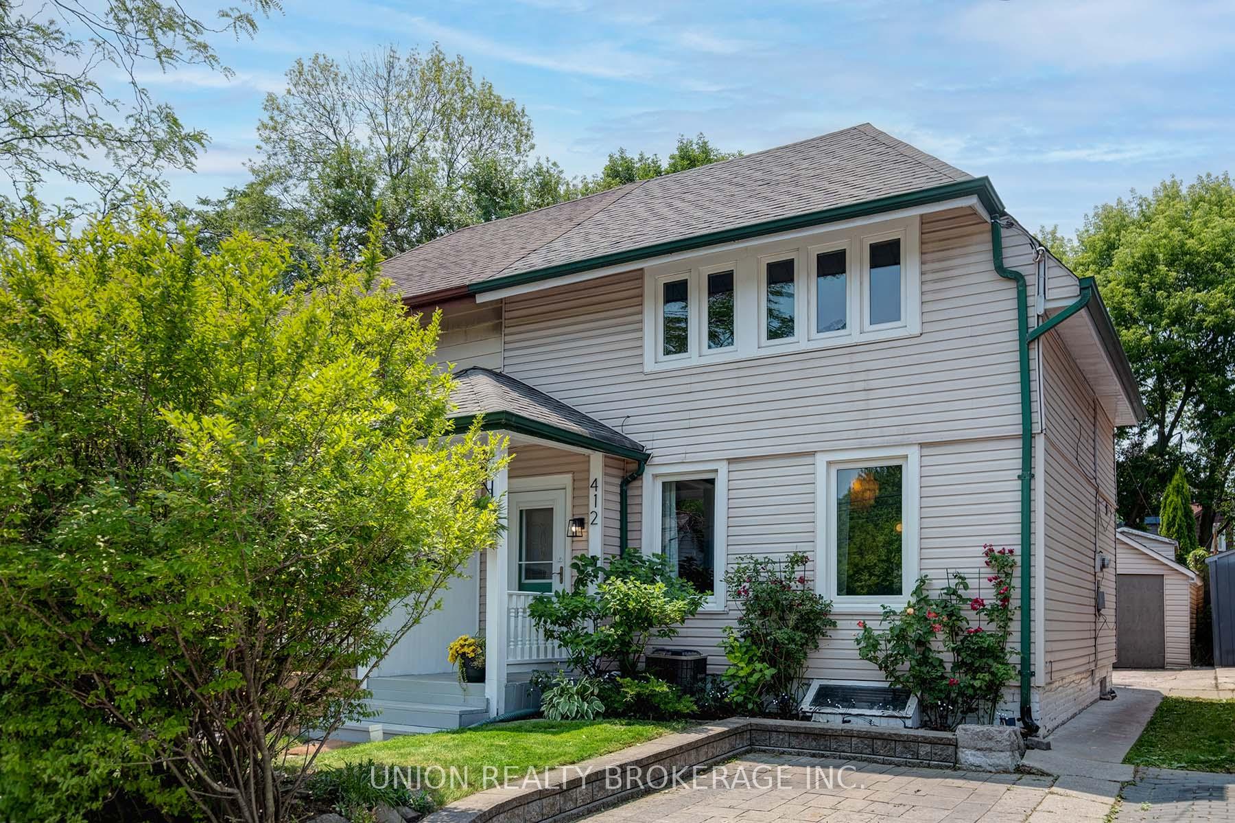 Front of 412 Coxwell Avenue