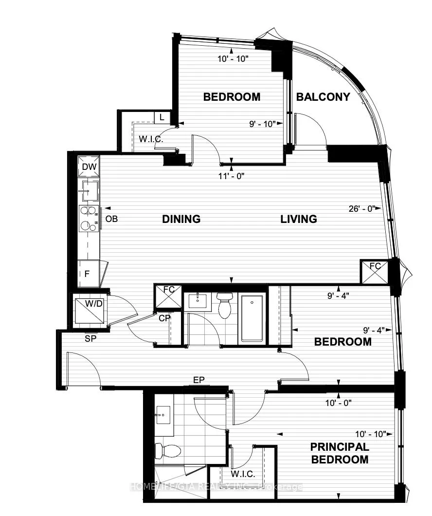 Photo 2 of Unit 1113, 25 Cordova Avenue, Etobicoke, Islington-City Centre West — HOMEH
