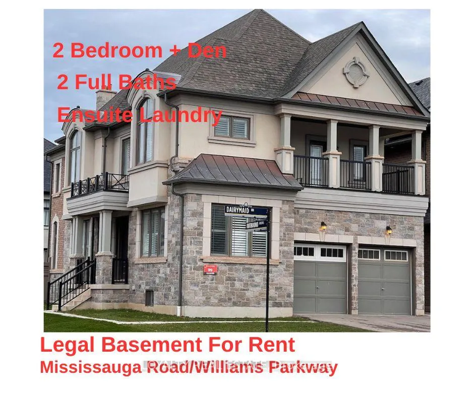 Photo 1 of Unit (Bsmt), 1 Outbound Heights, Brampton, Credit Valley — HOMEH