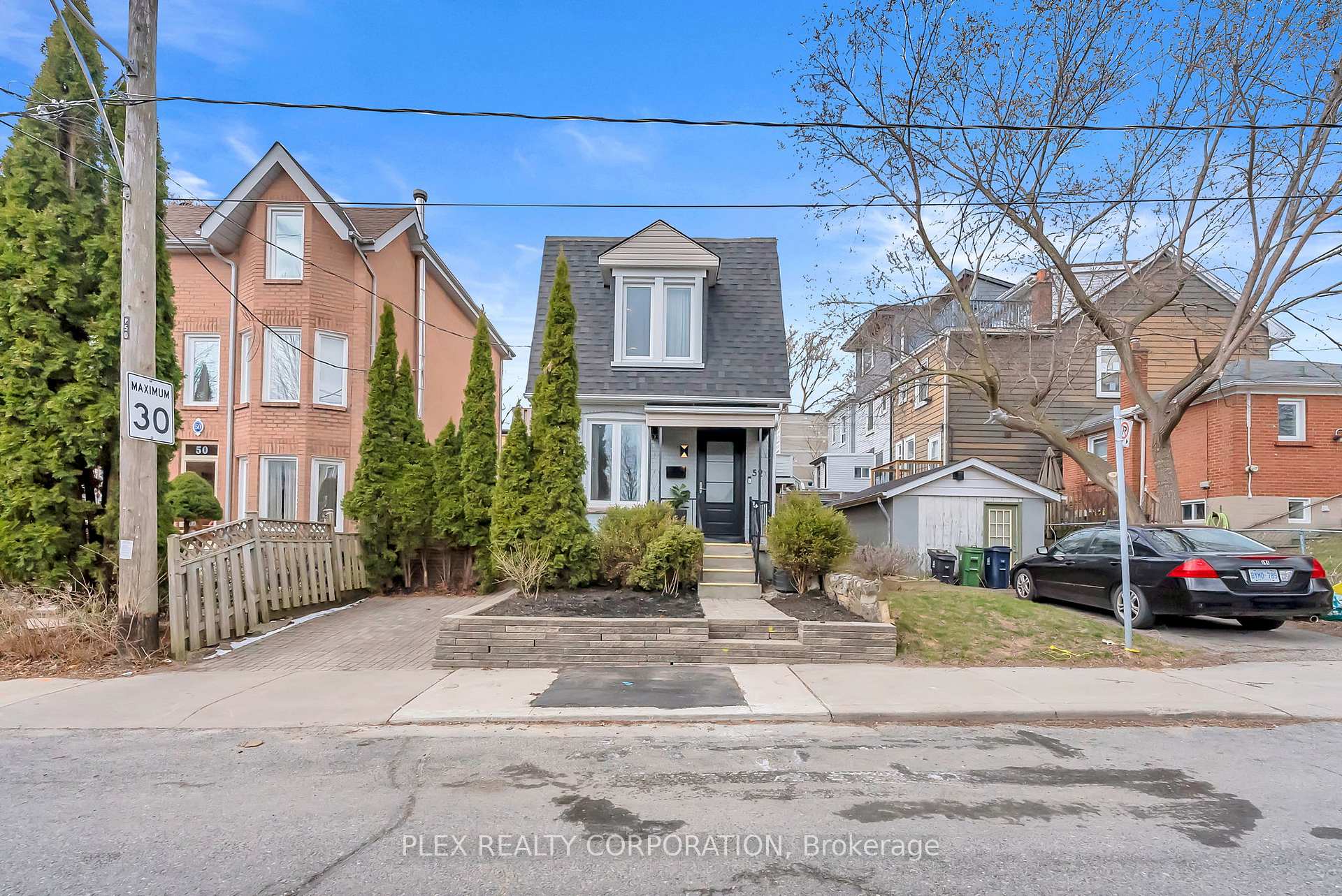Front of 52 Poucher Street