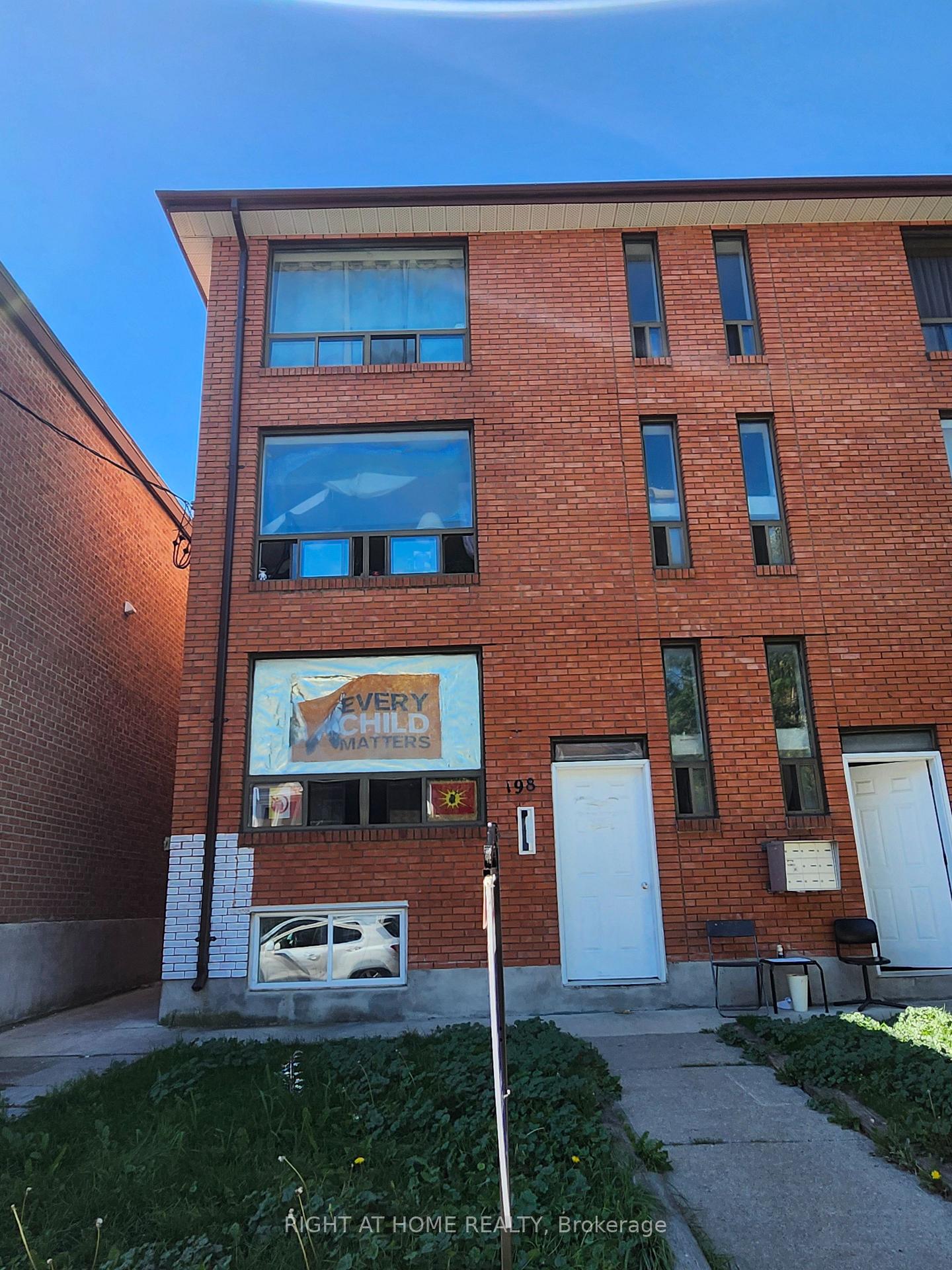 Front of Unit Basement, 198 Coxwell Avenue
