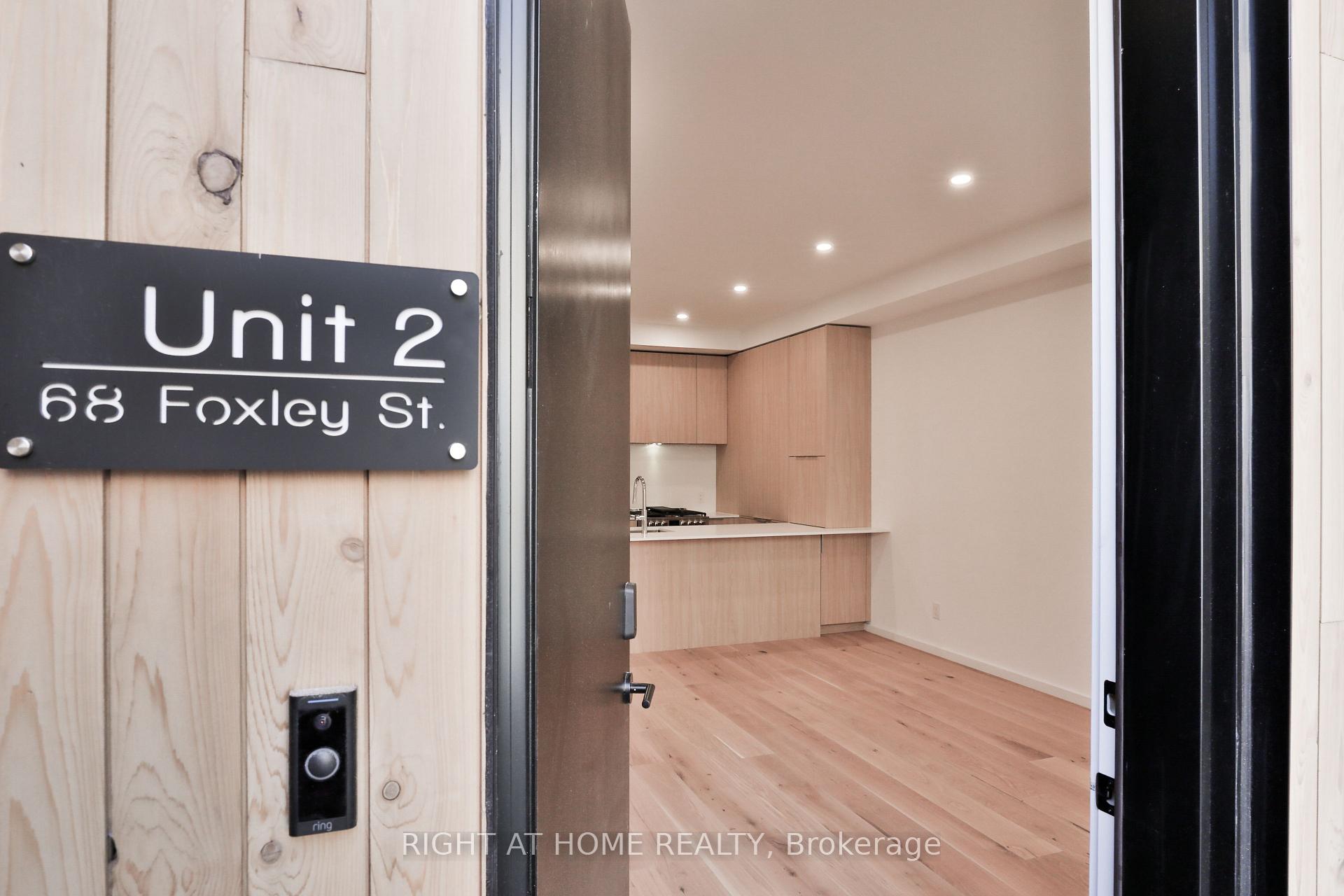 Front of Unit 2, 68 Foxley Street