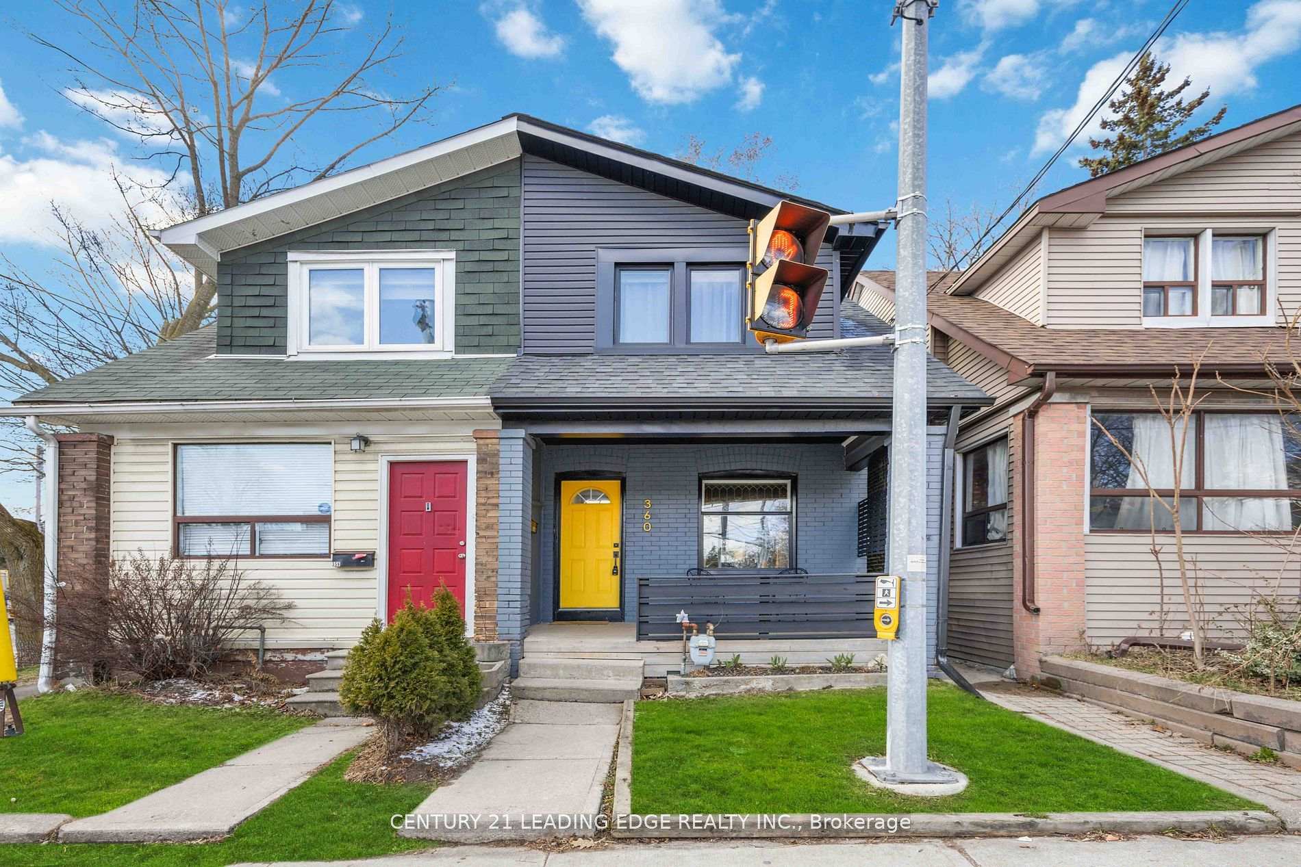Front of Unit A, 360 Coxwell Avenue