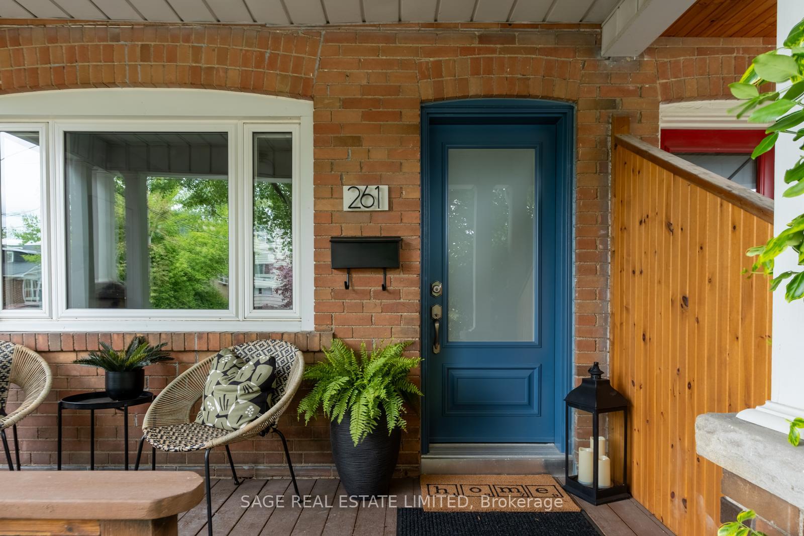 Front of 261 Monarch Park Avenue