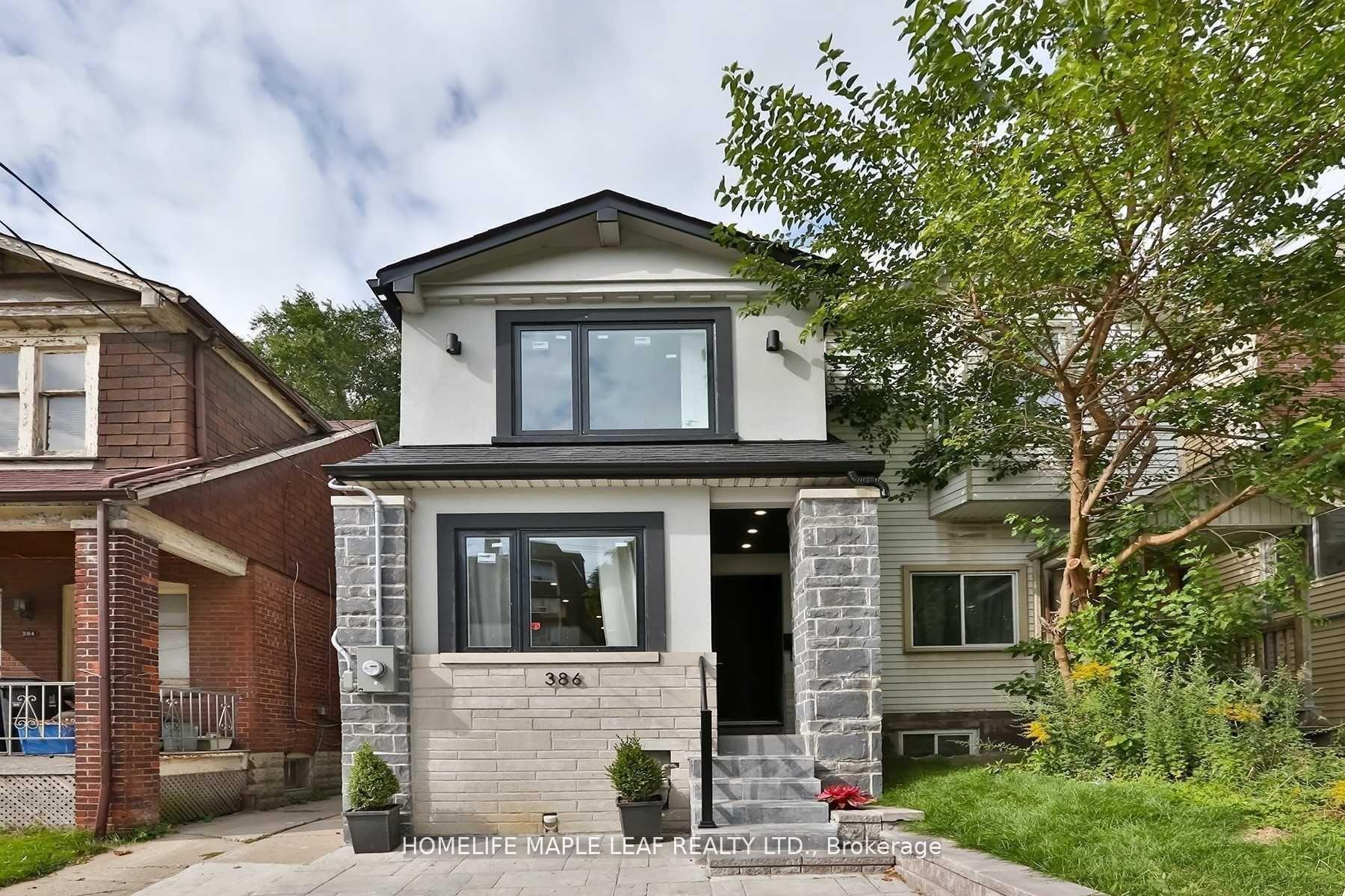 Front of 386 Coxwell Avenue