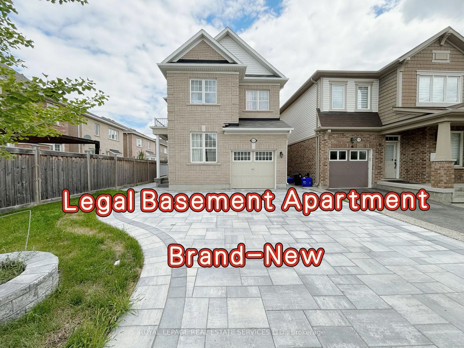 Front of Unit Basement, 422 Blinco Terrace
