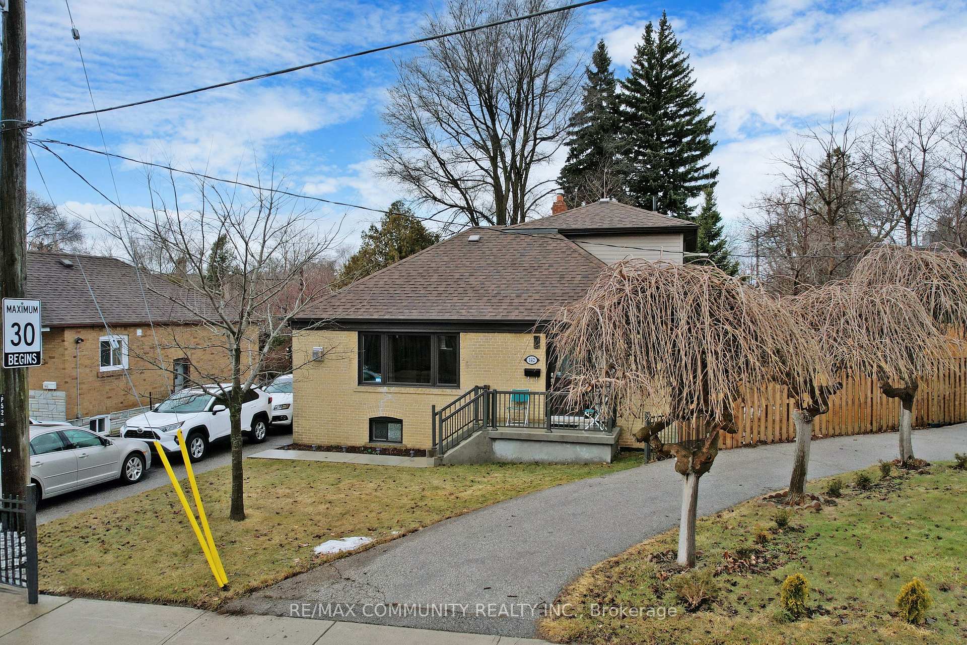 Front of 142 Meighen Avenue
