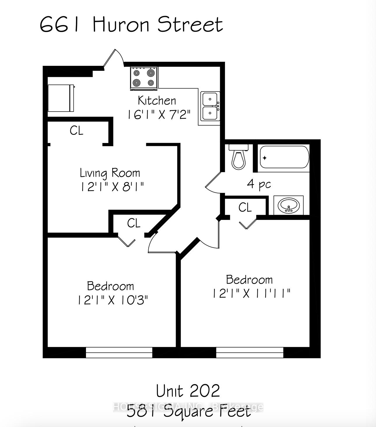 Photo 12 of Unit 202, 661 Huron Street, Toronto, The Annex — HOMEH