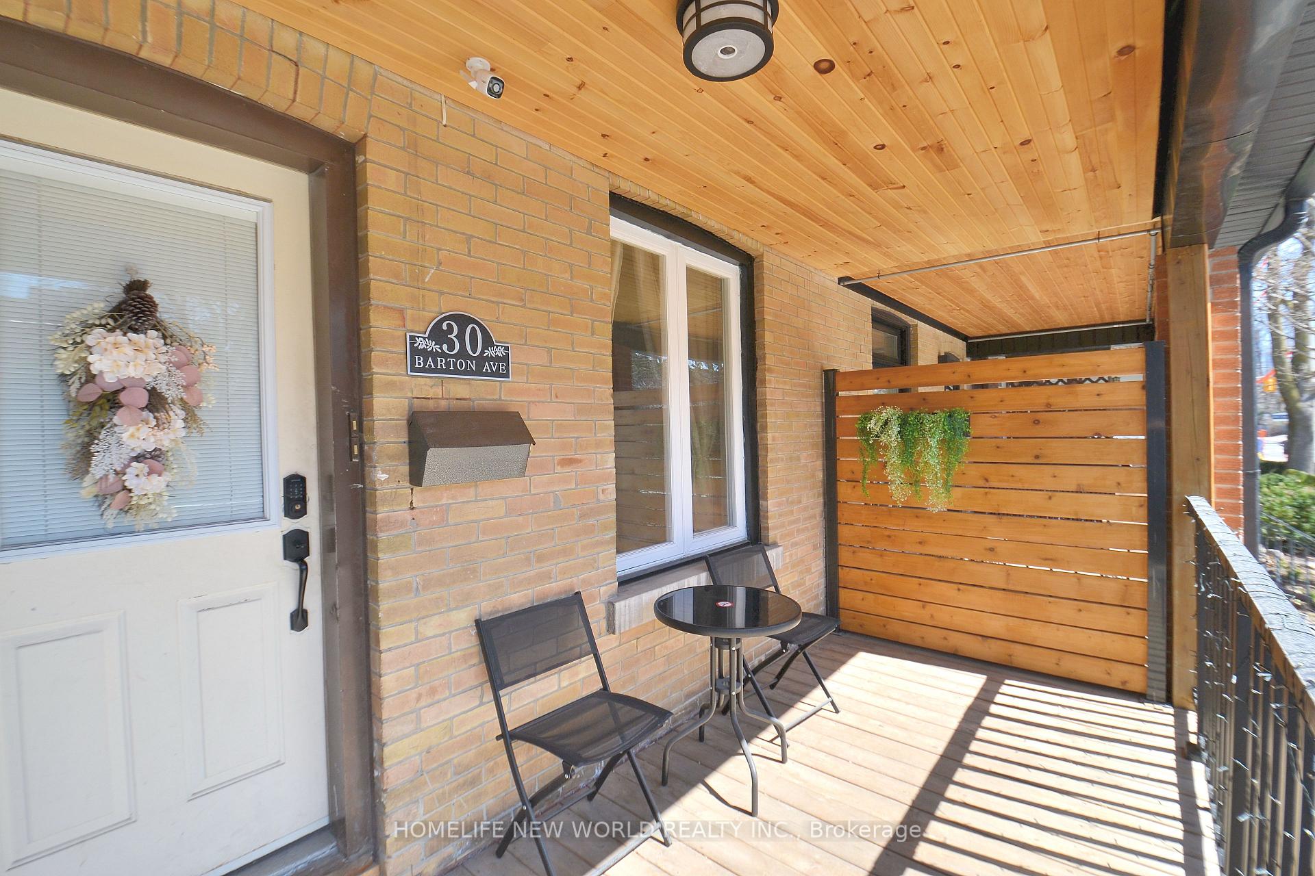 Photo 2 of Unit 1, 30 Barton Avenue, Toronto, The Annex — HOMEH