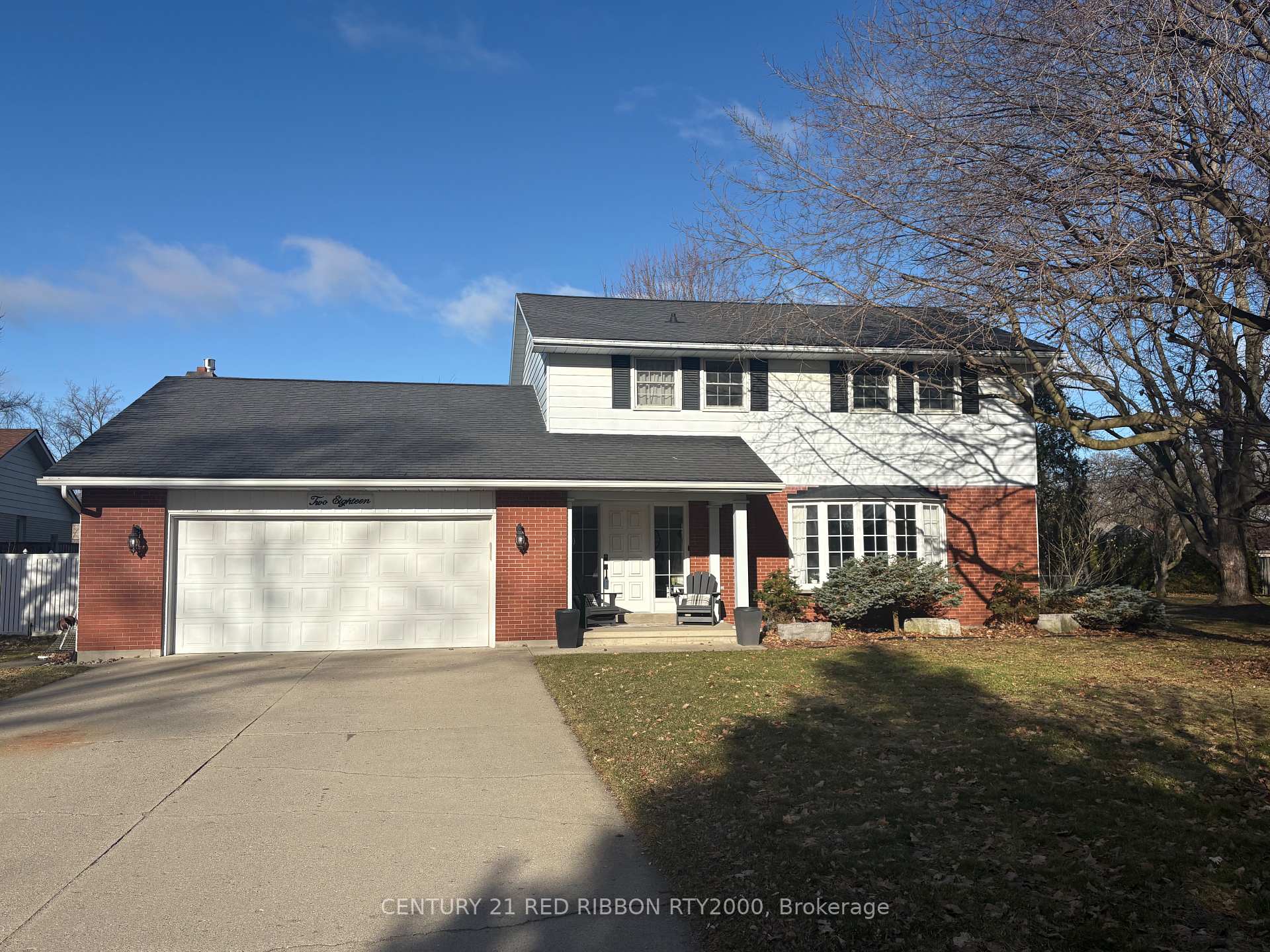 Front of 218 Riverview Drive