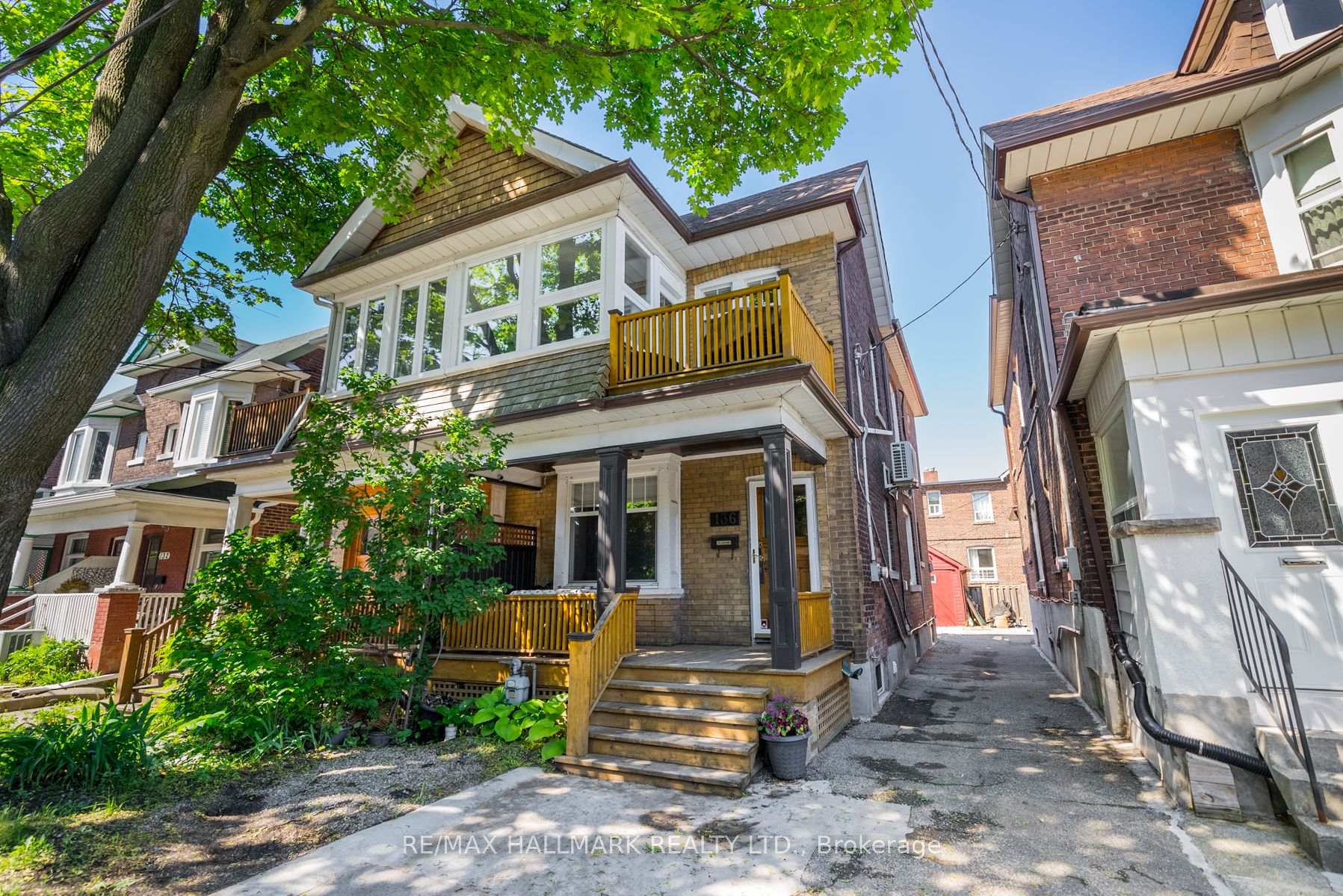 Front of 136 Monarch Park Avenue