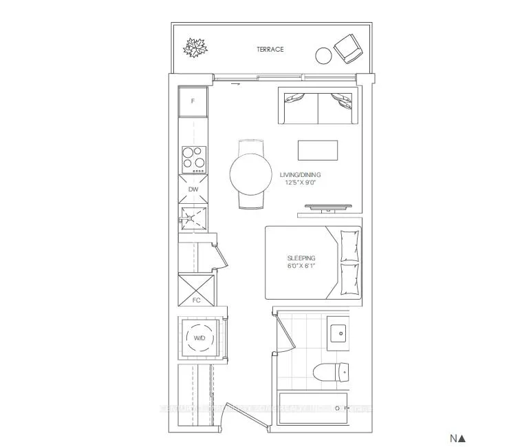 Photo 2 of Unit 904N, 120 Broadway Avenue, Toronto, Mount Pleasant West — HOMEH