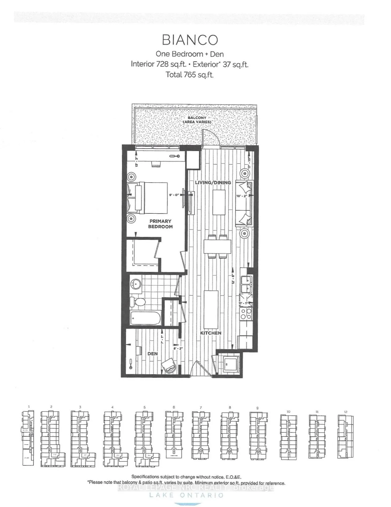 Front of Unit 712, 461 Green Road